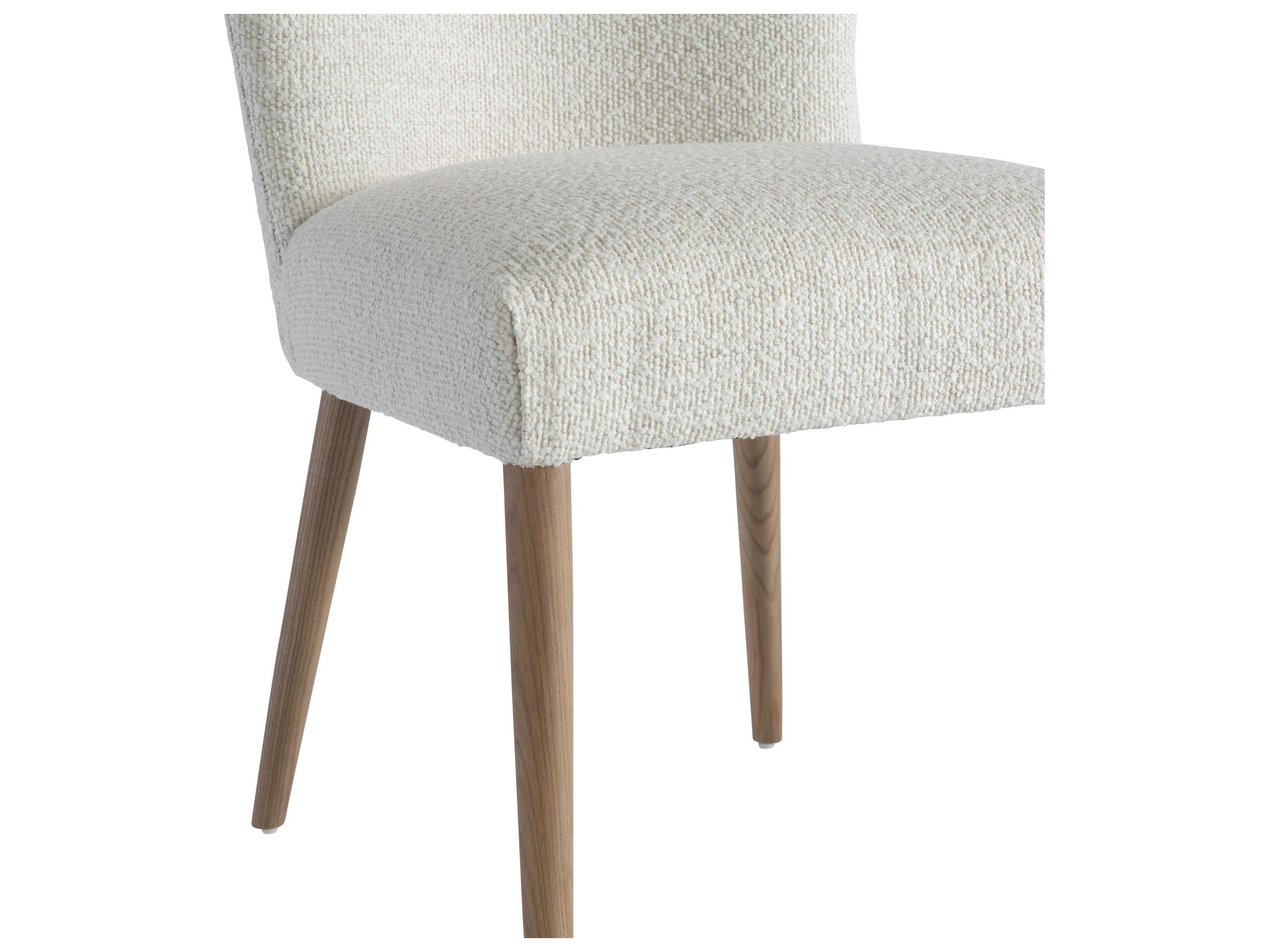 Bernhardt Modulum White Upholstered Side Dining Chair