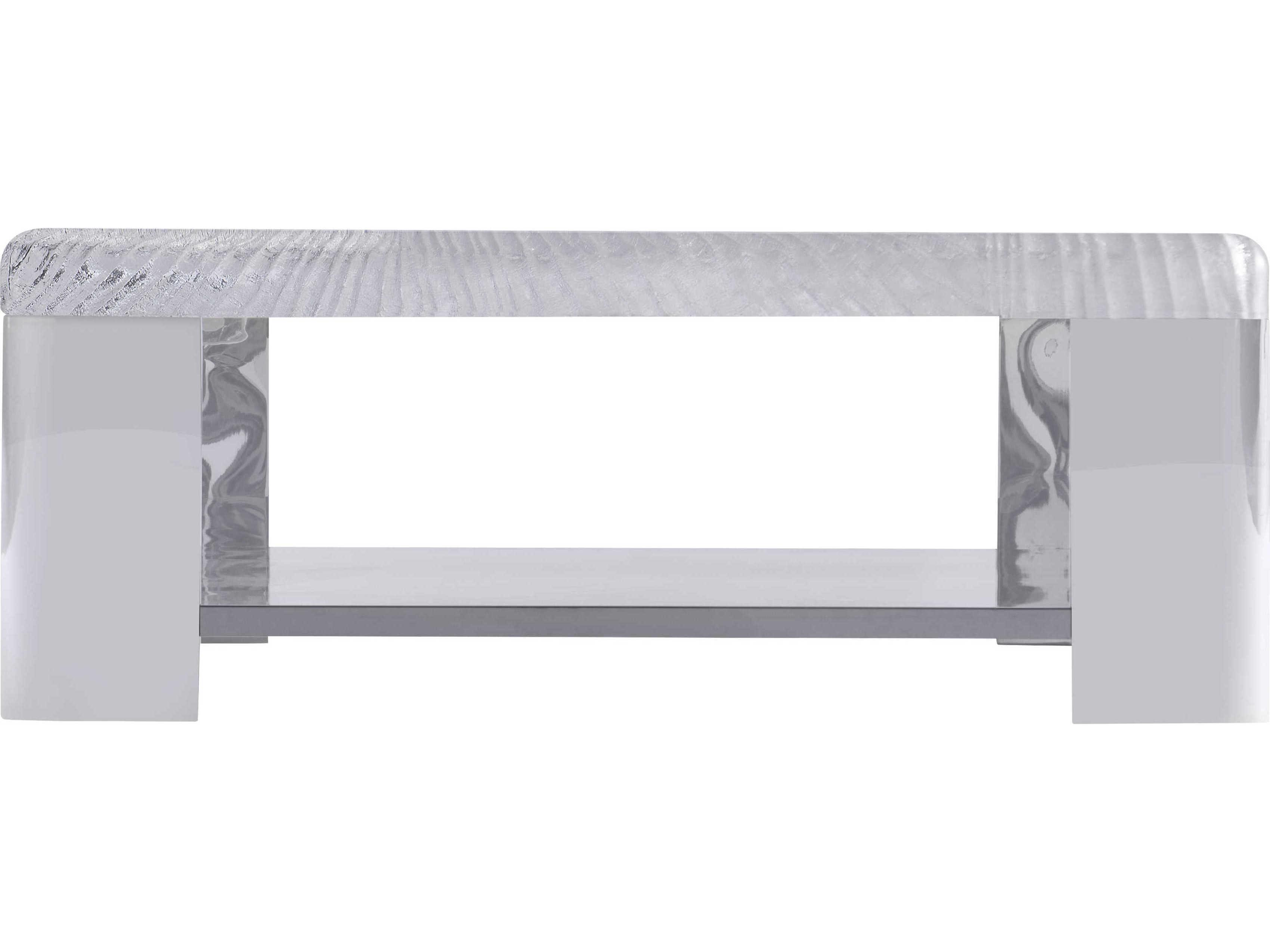 Bernhardt Aura Square Stainless Steel Cocktail Table