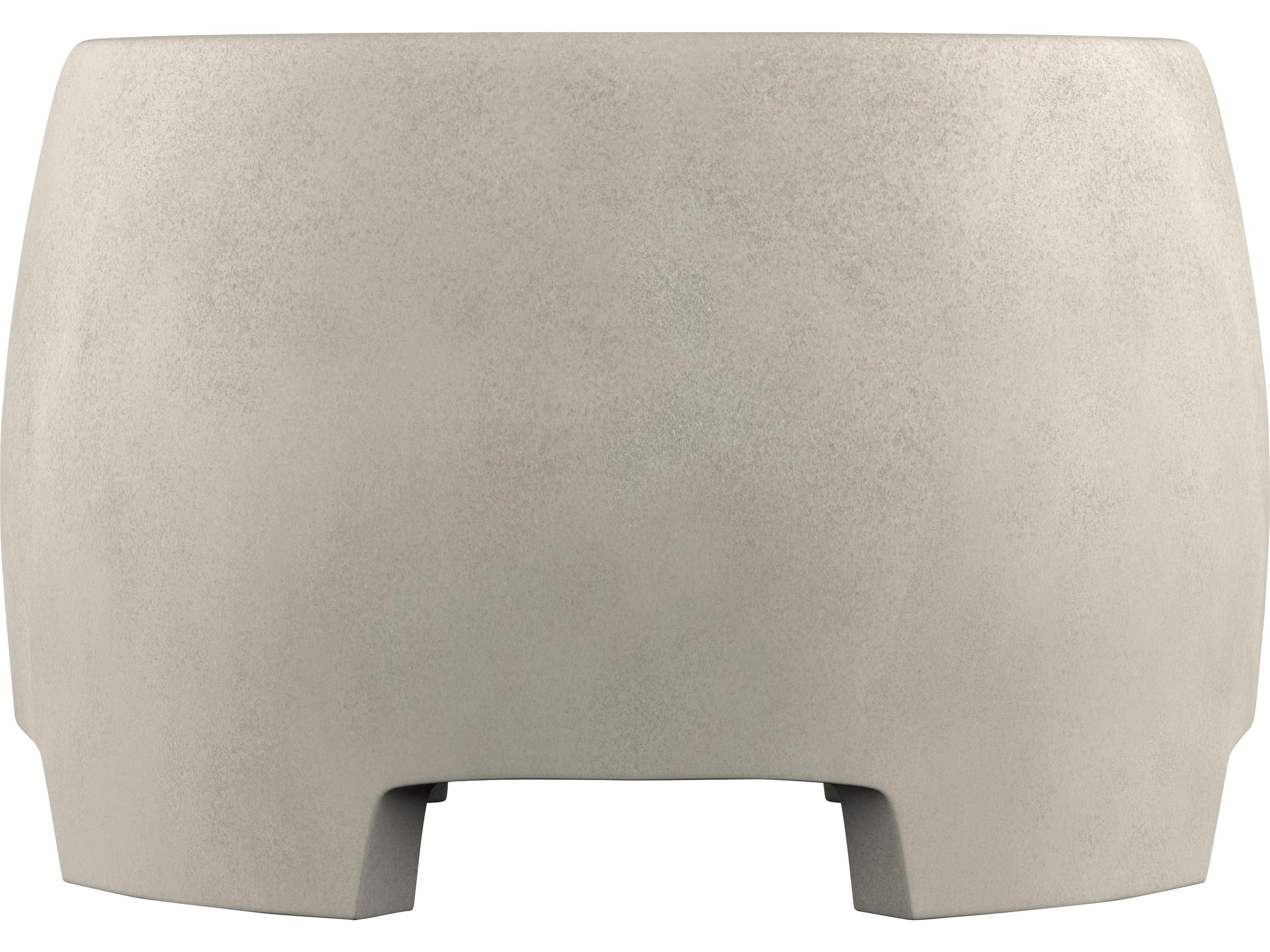 Bernhardt Casa Paros Round Concrete Coffee Table