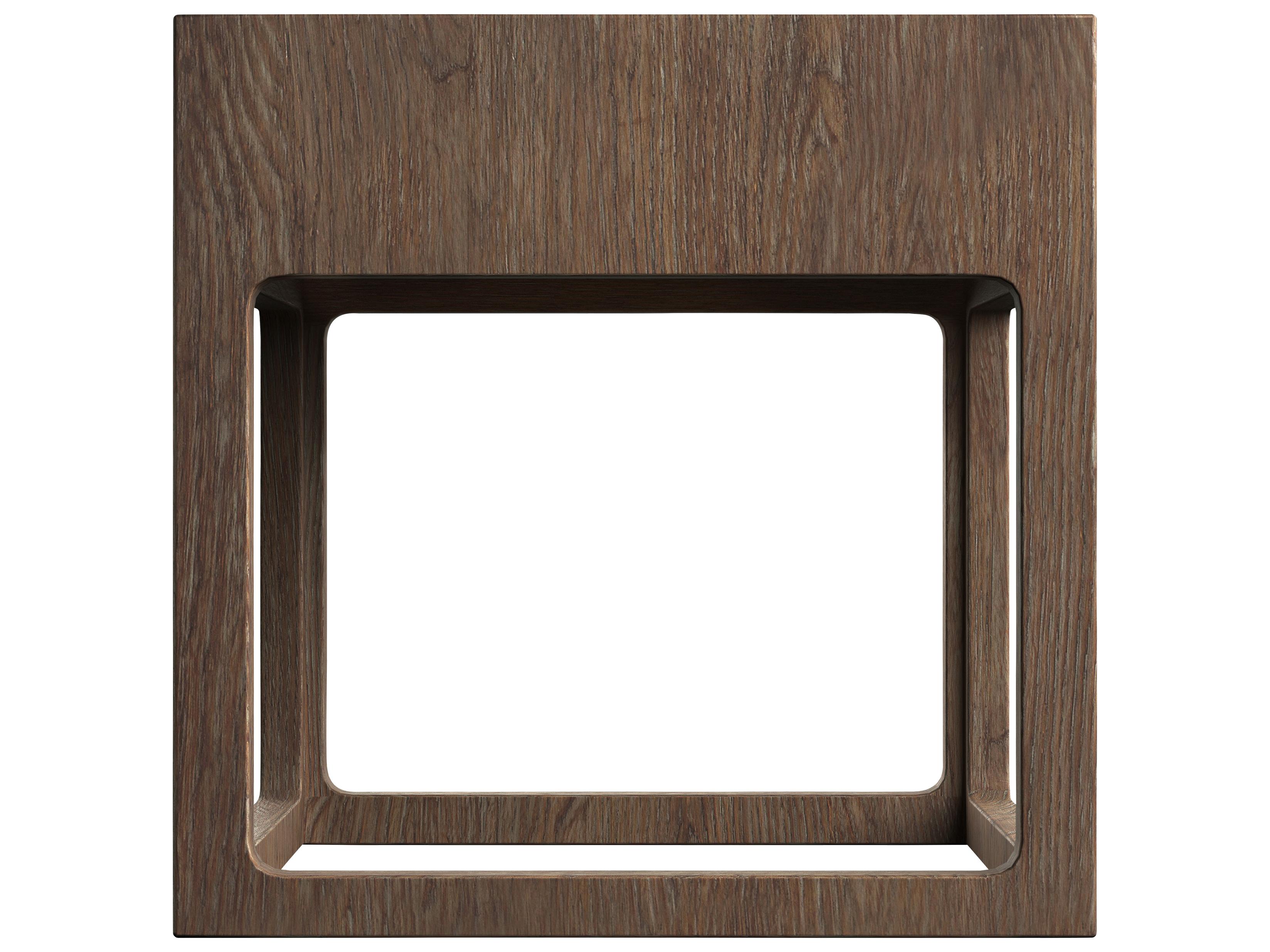 Bernhardt Casa Paros Square Concrete Top Playa End Table