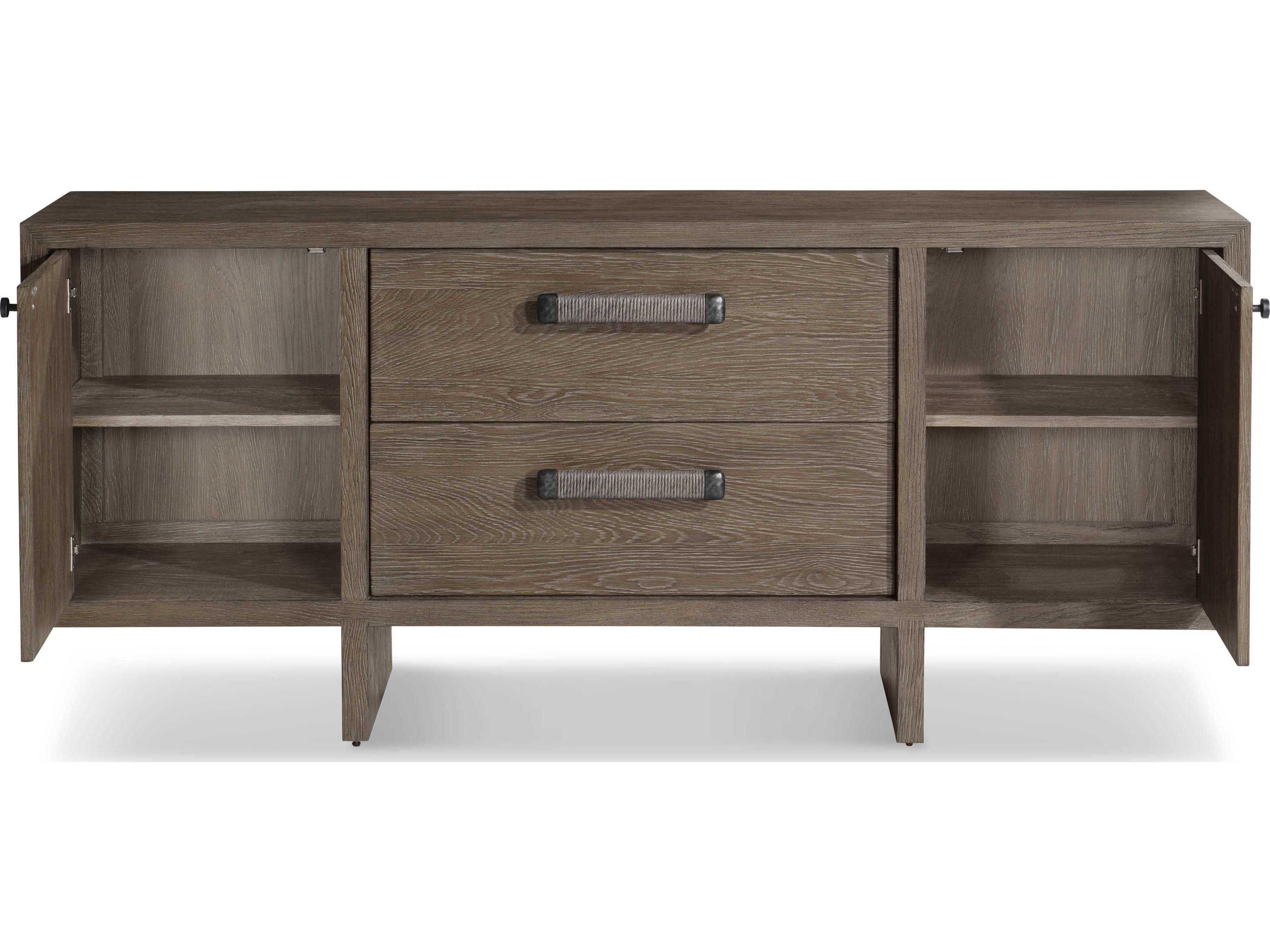 Bernhardt Casa Paros 78" Oak Wood Playa Sideboard