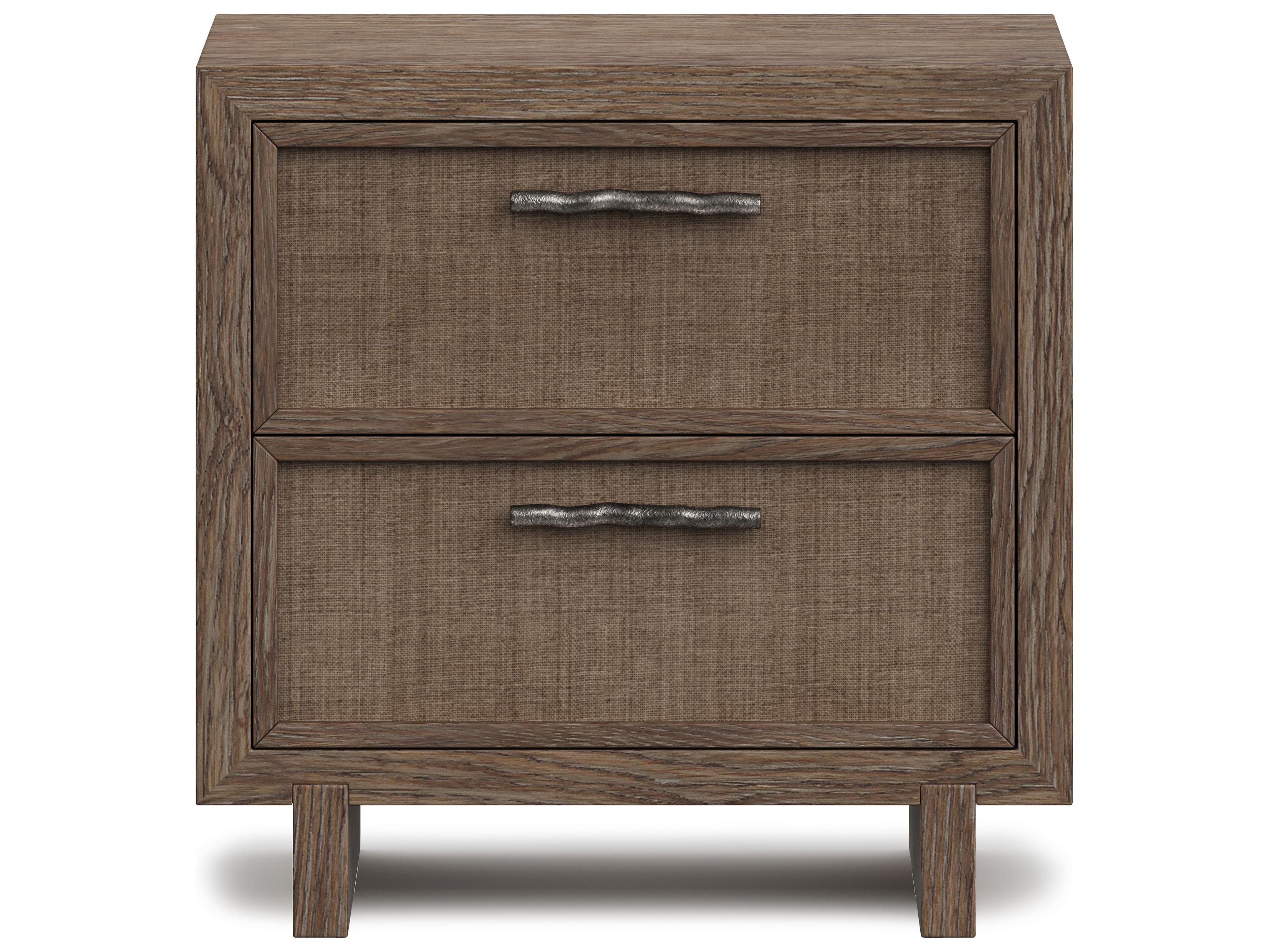 Bernhardt Casa Paros 2-Drawers Brown Nightstand