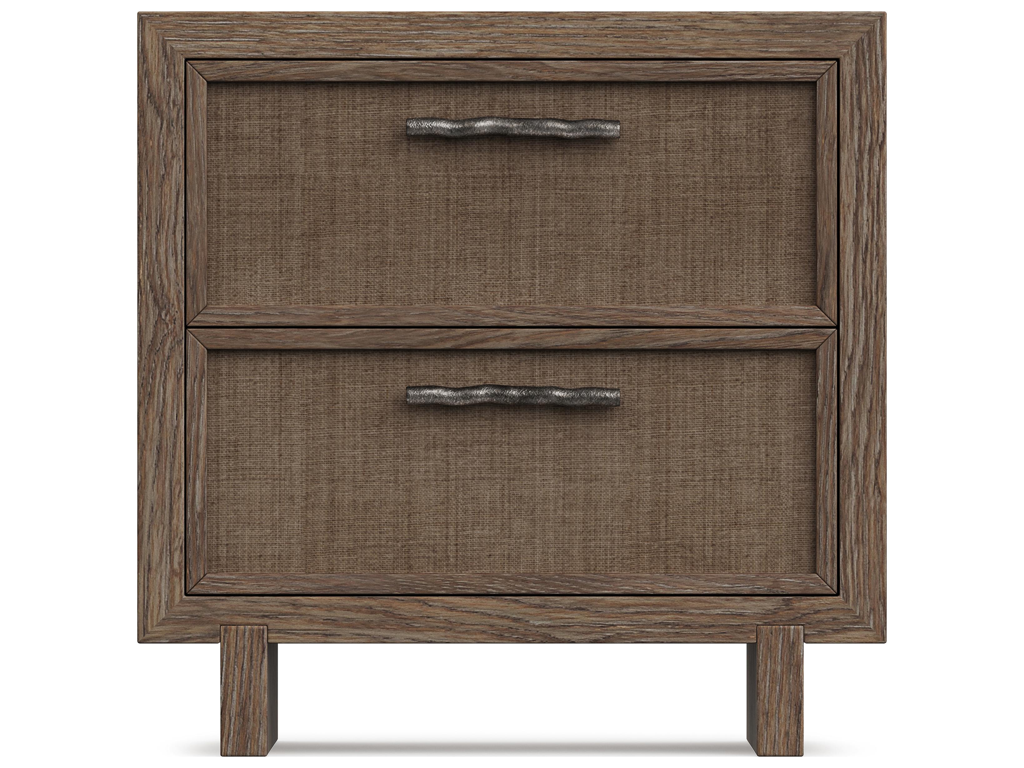 Bernhardt Casa Paros 2-Drawers Brown Nightstand