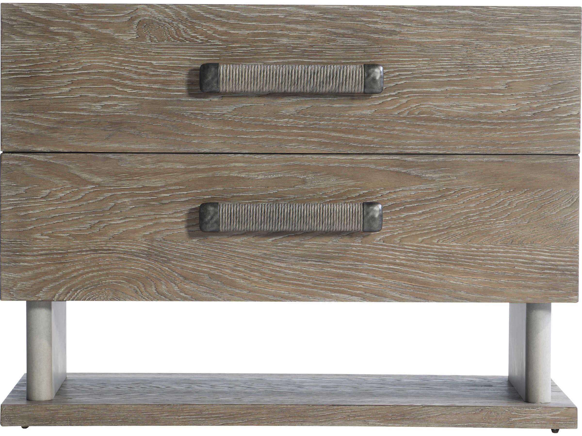 Bernhardt Casa Paros 2-Drawers Brown Nightstand