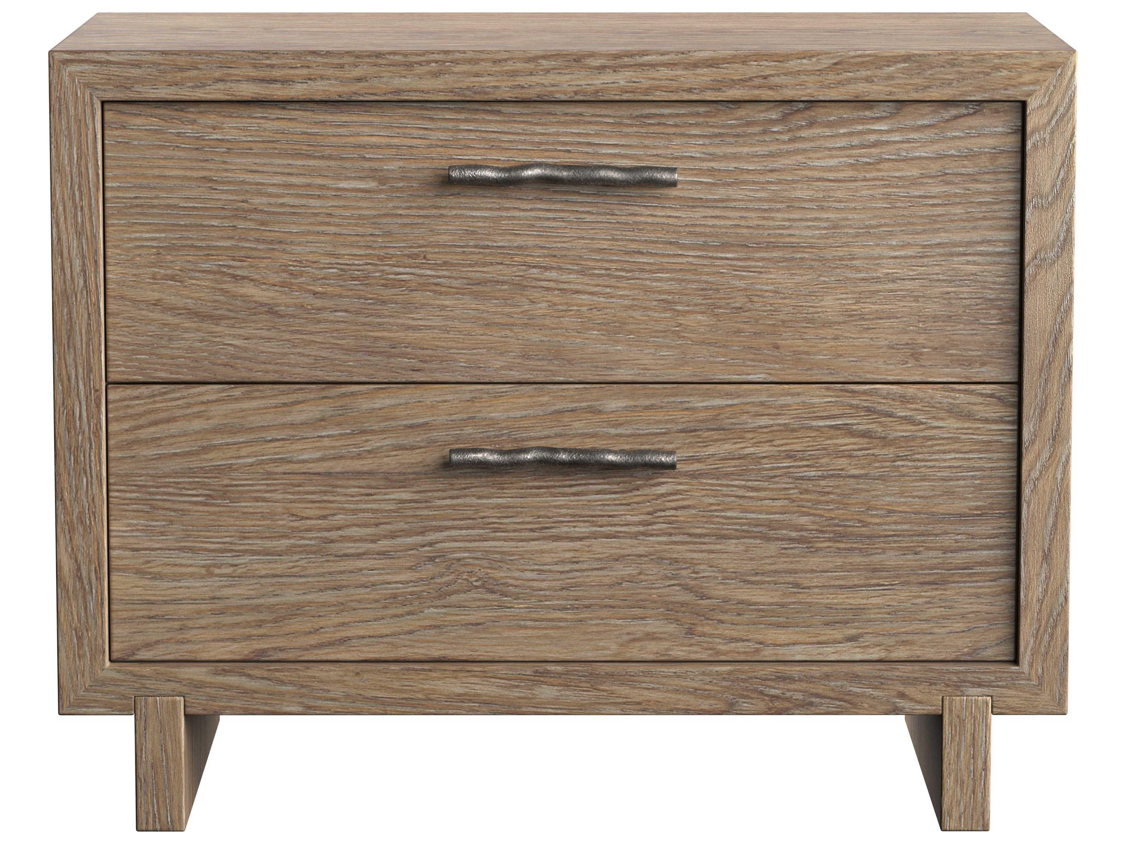 Bernhardt Casa Paros 2-Drawers Brown Nightstand