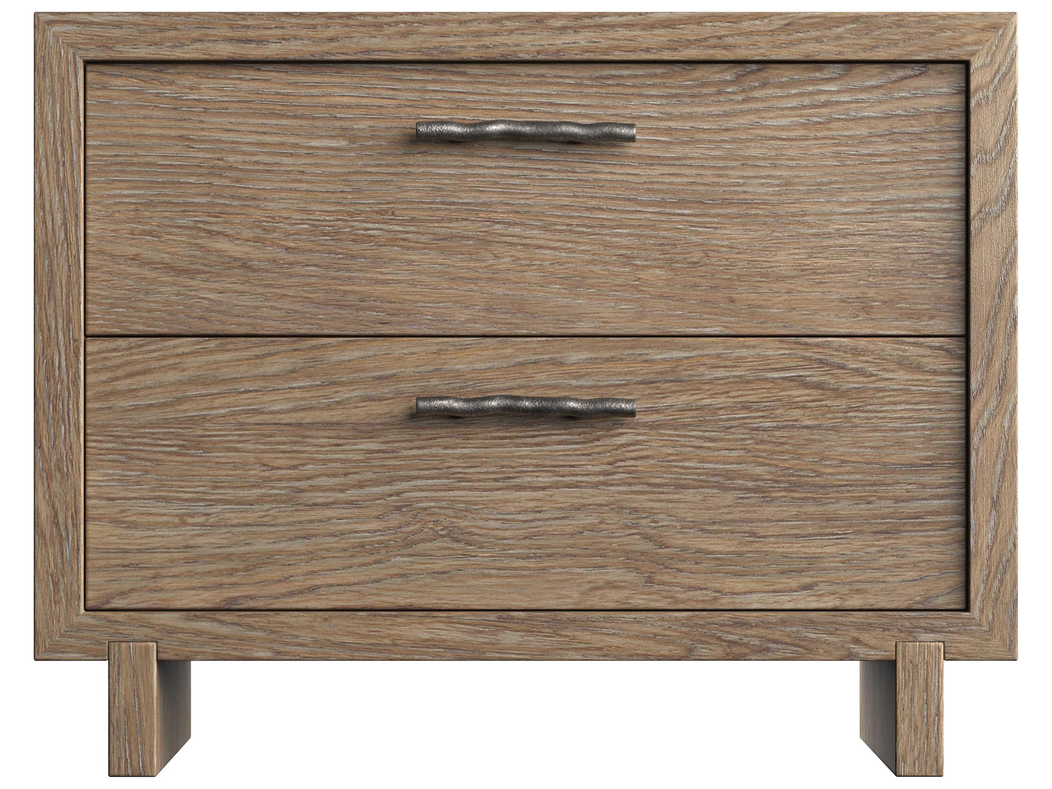 Bernhardt Casa Paros 2-Drawers Brown Nightstand