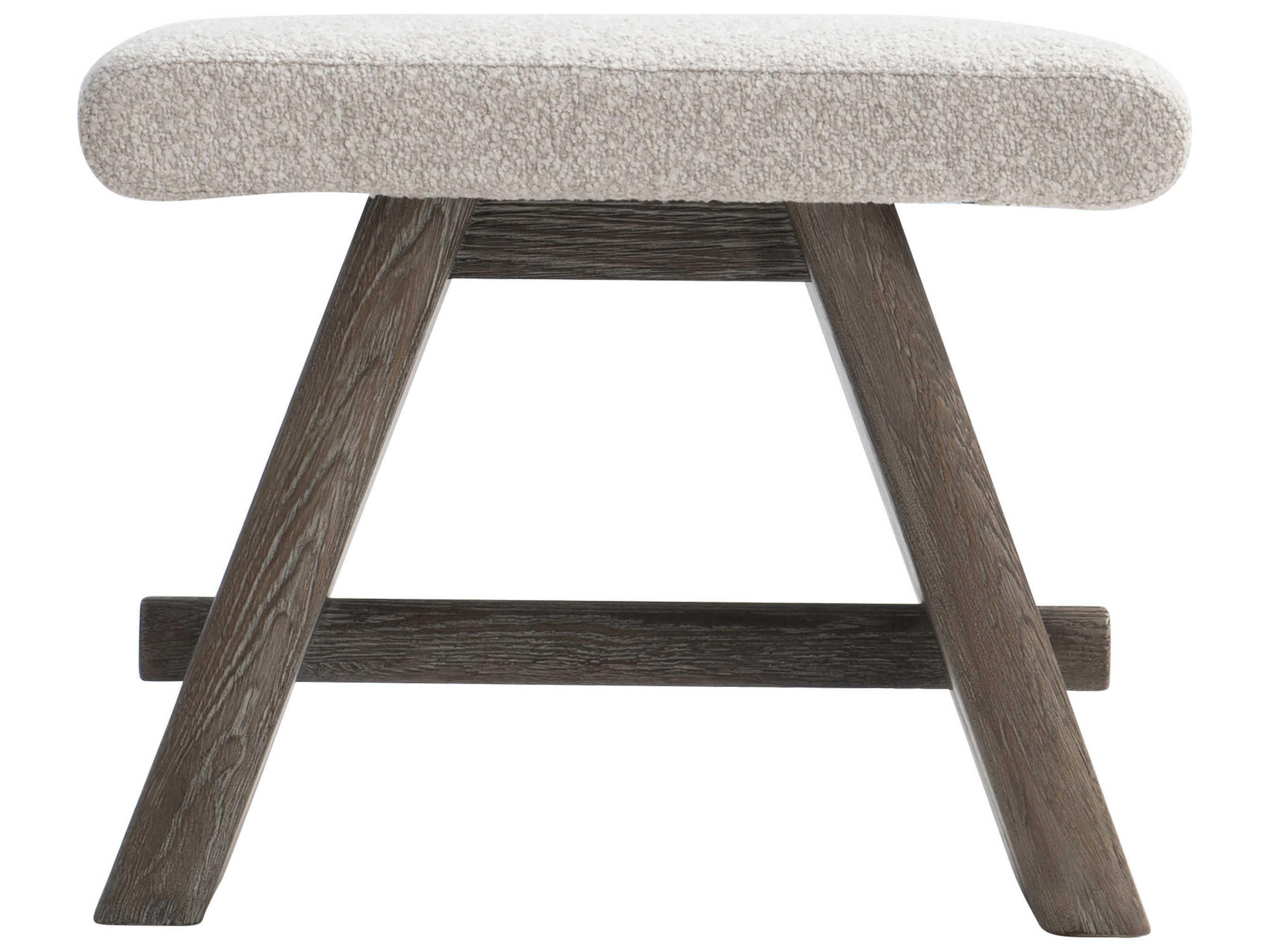 Bernhardt Casa Paros Playa Brown Upholstered Accent Bench