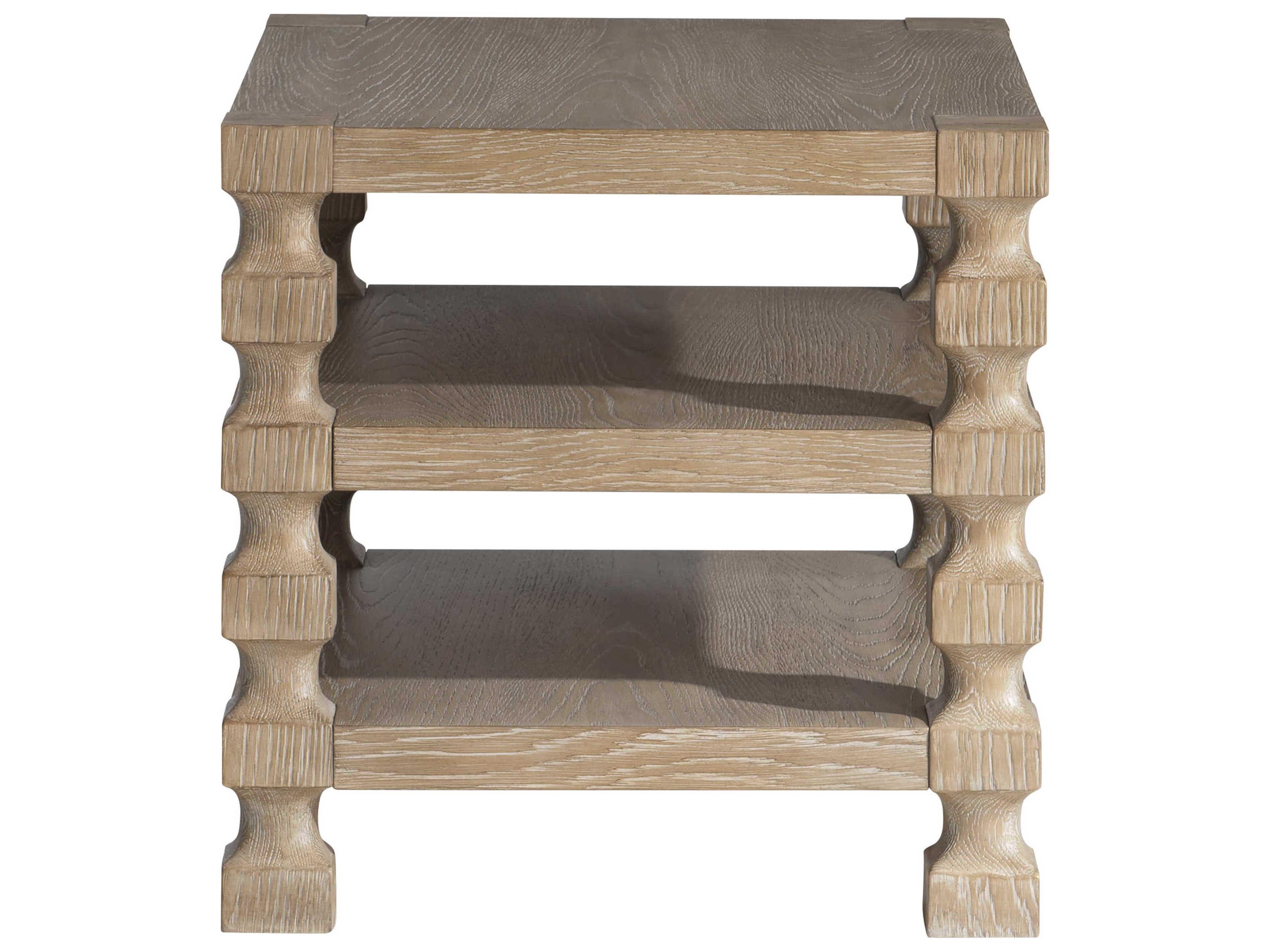 Bernhardt Aventura Rectangular Wood Marcona End Table