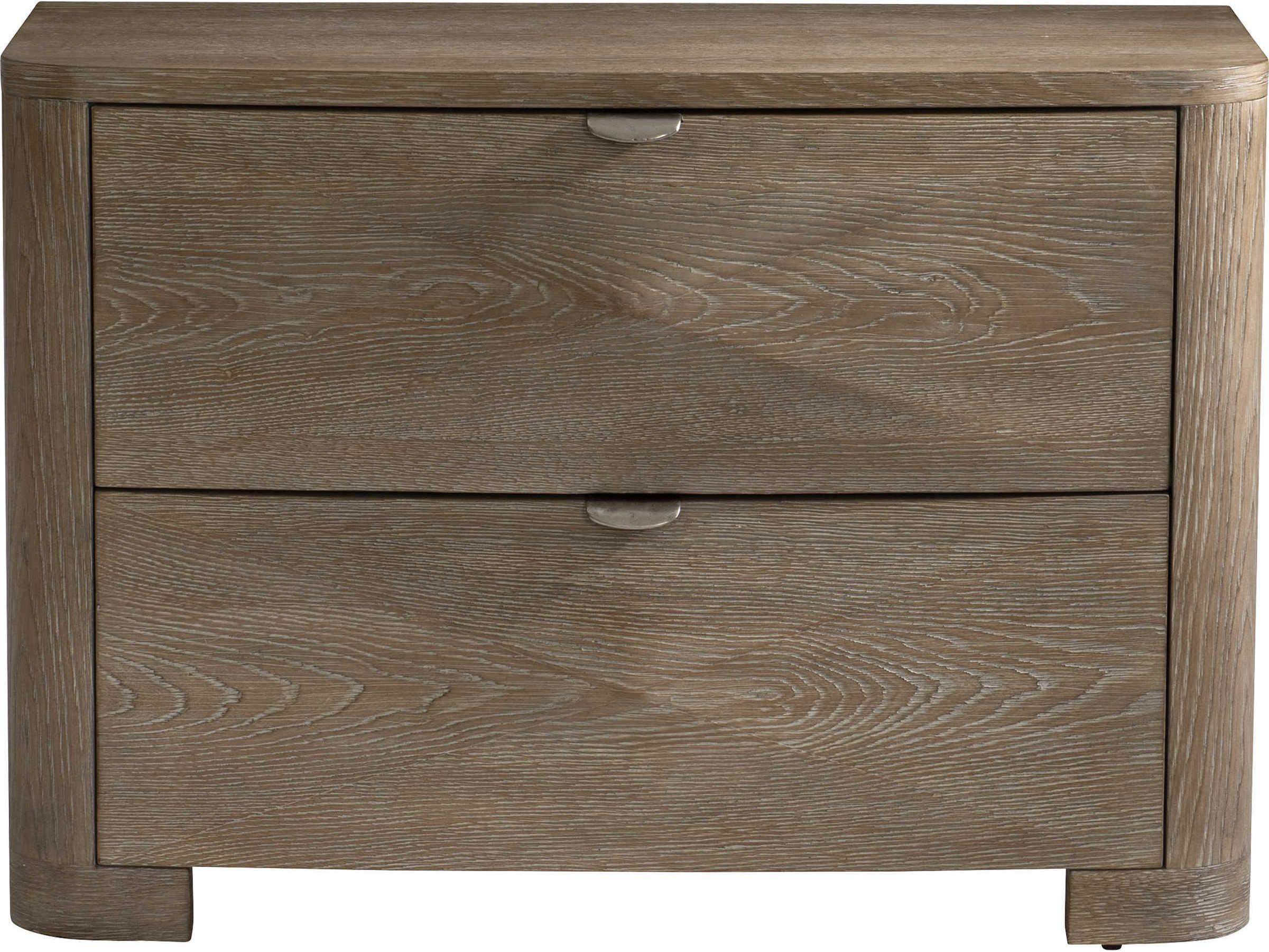 Bernhardt Aventura 2-Drawers Brown Nightstand