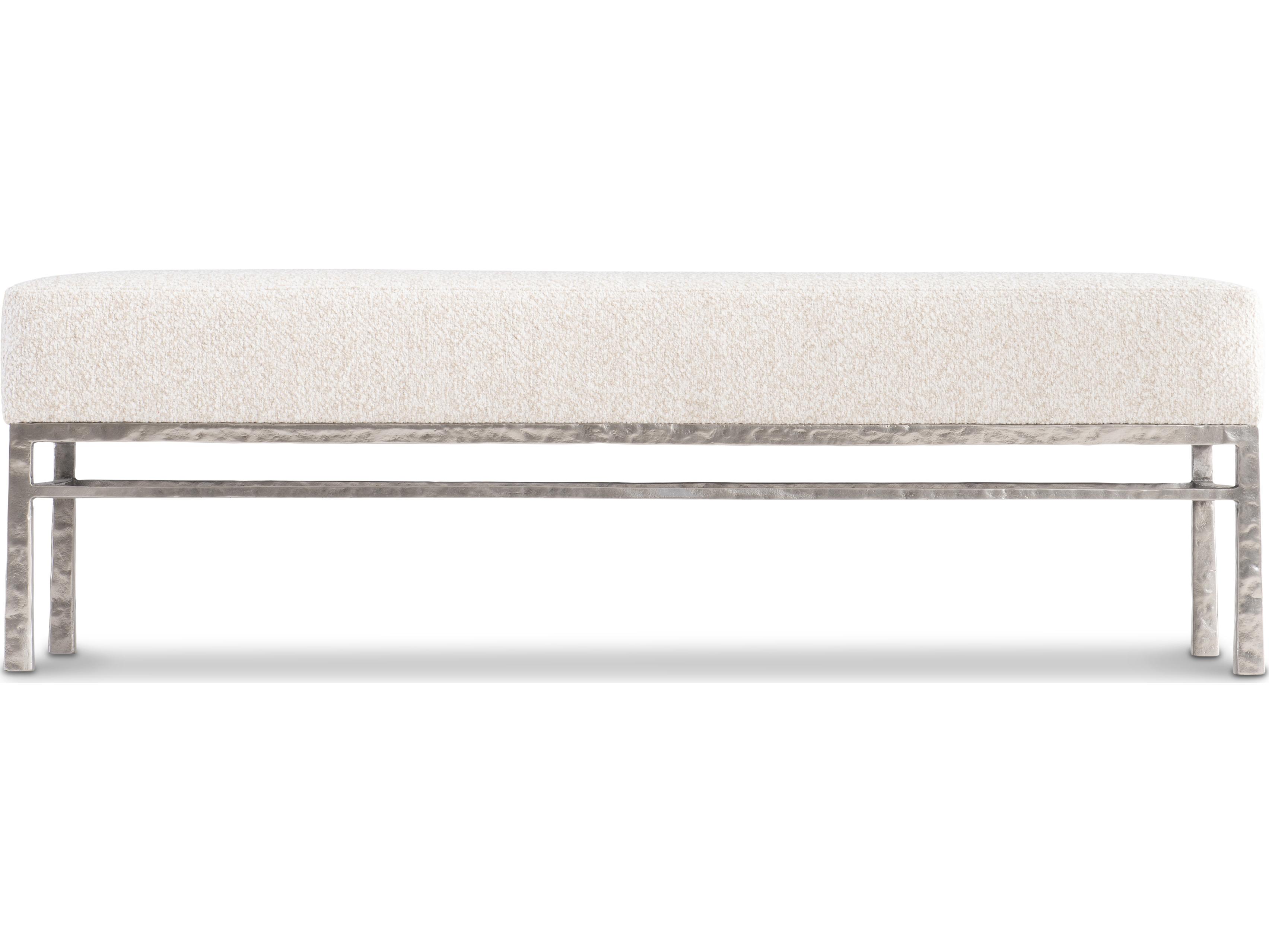 Bernhardt Aventura White Upholstered Accent Bench