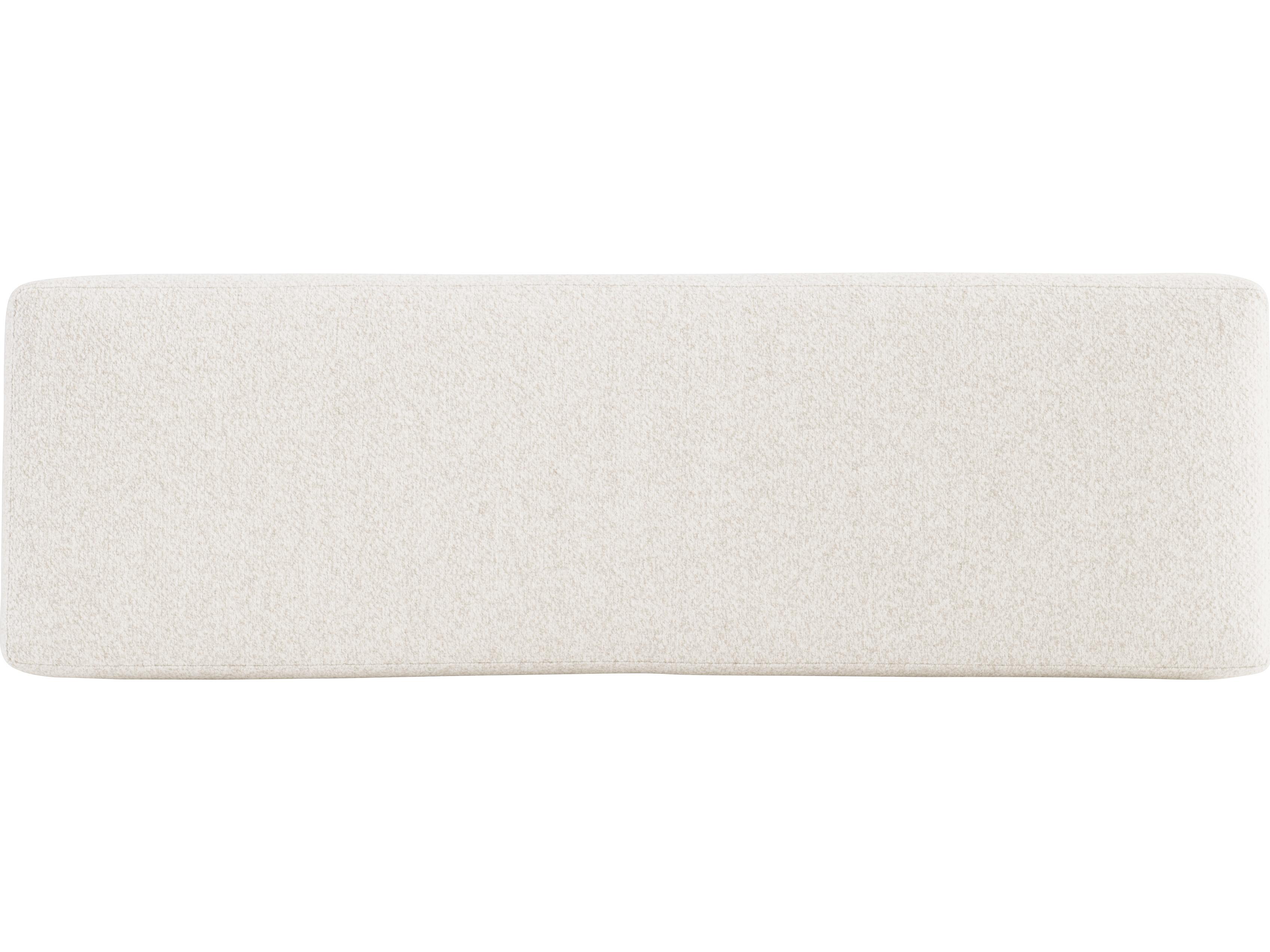 Bernhardt Aventura White Upholstered Accent Bench