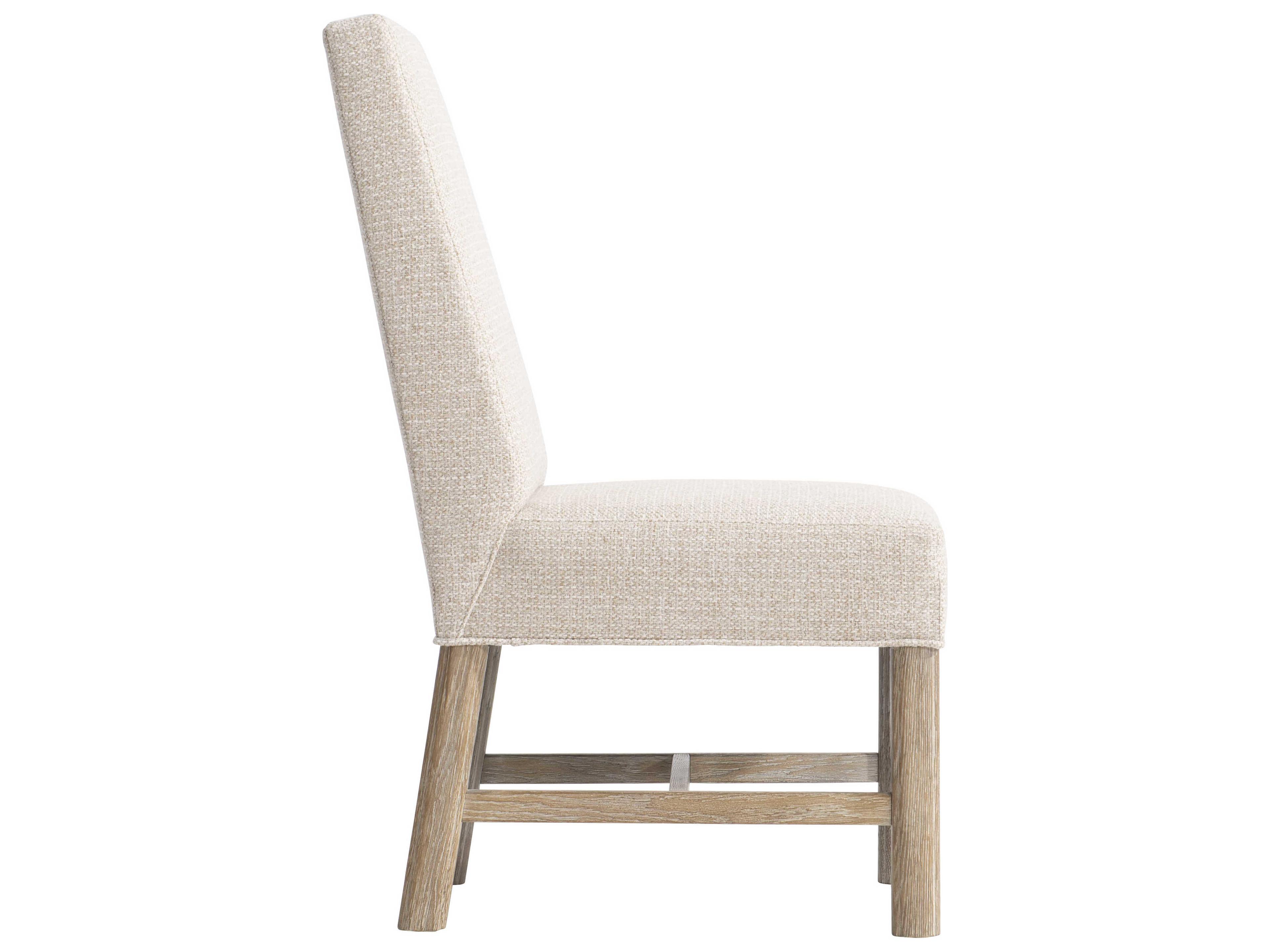 Bernhardt Aventura White Upholstered Side Dining Chair