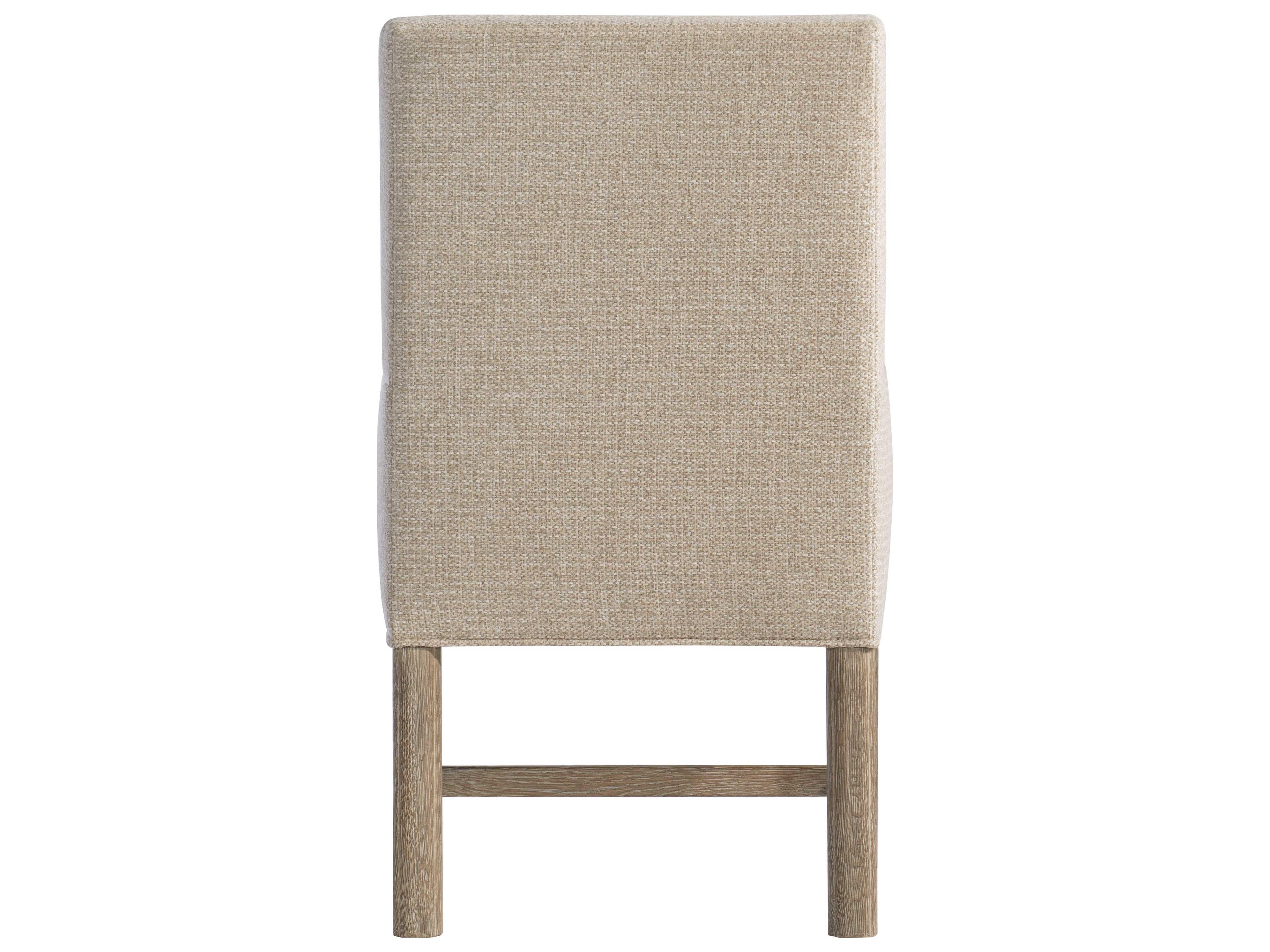Bernhardt Aventura Brown Upholstered Arm Dining Chair
