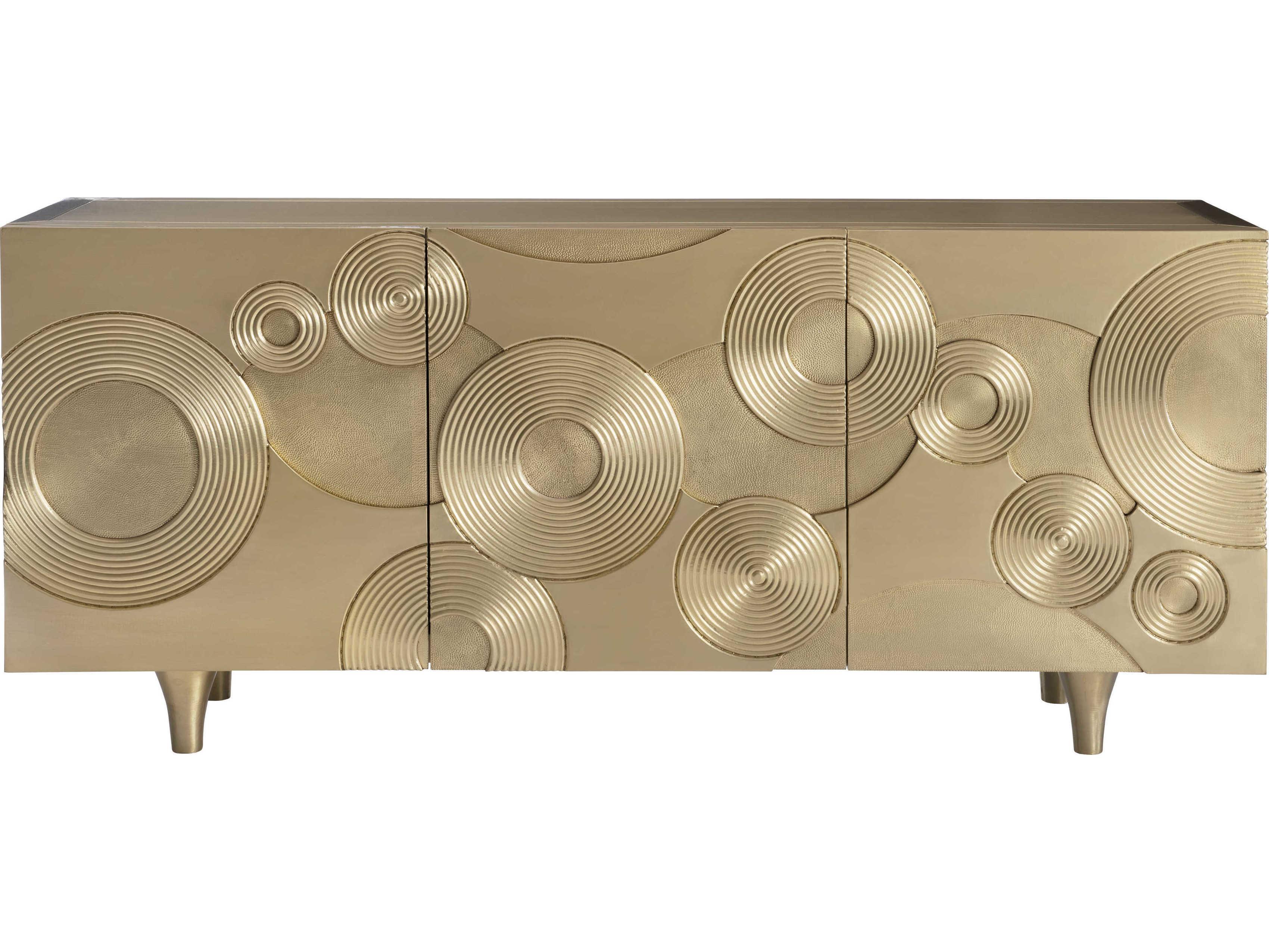 Bernhardt Kintore 72" Brass Entertainment Credenza