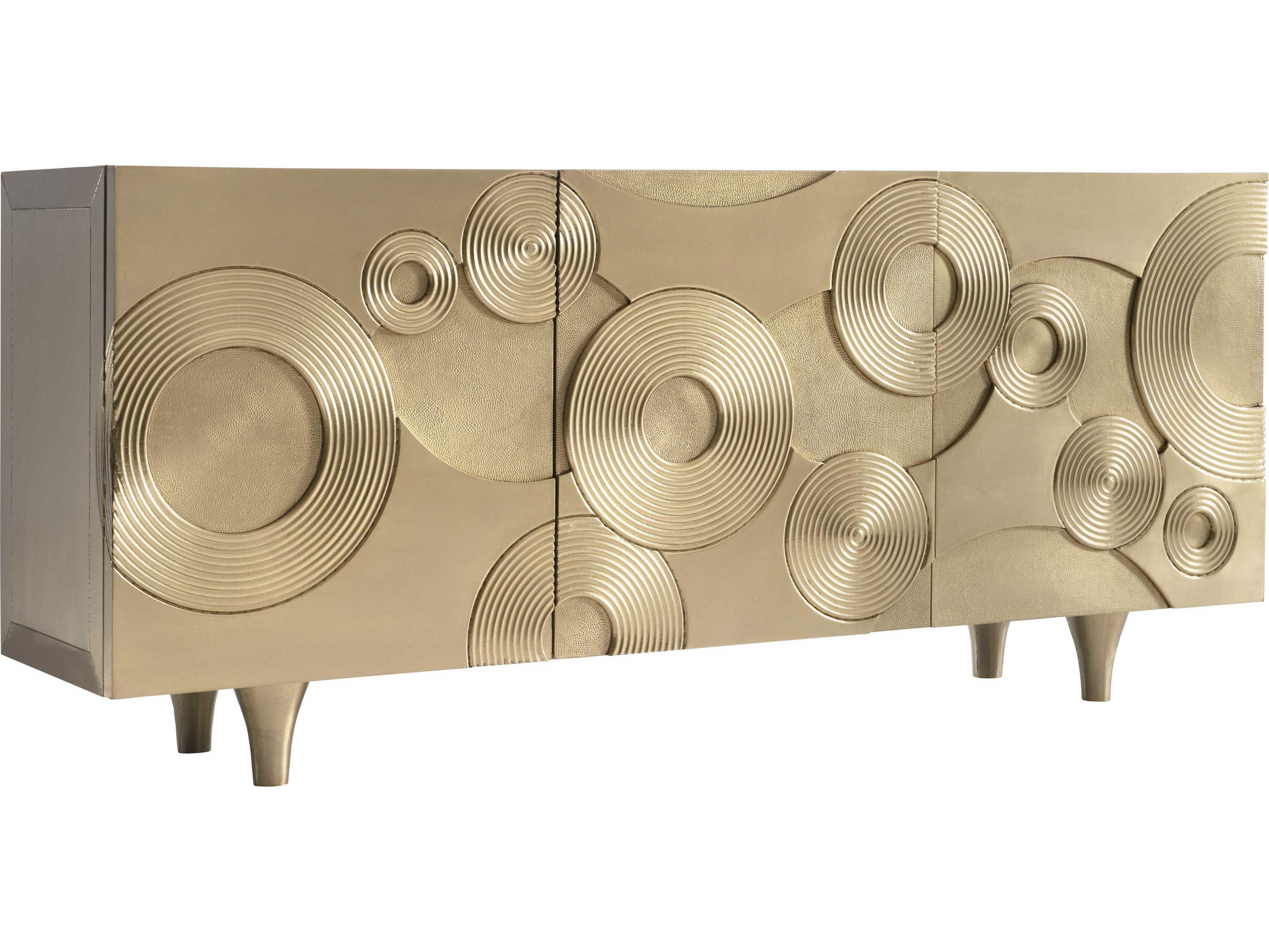 Bernhardt Kintore 72" Brass Entertainment Credenza