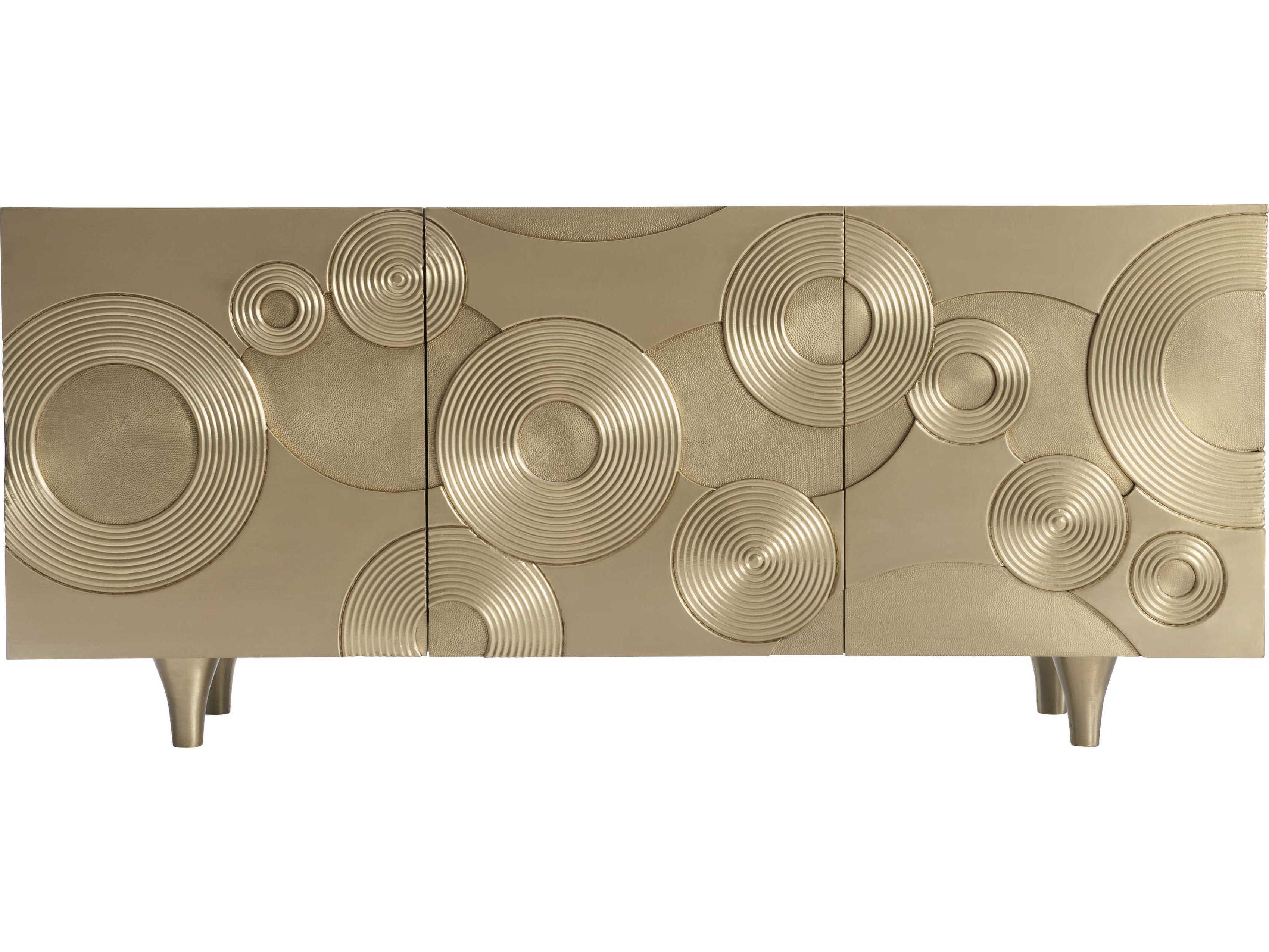 Bernhardt Kintore 72" Brass Entertainment Credenza