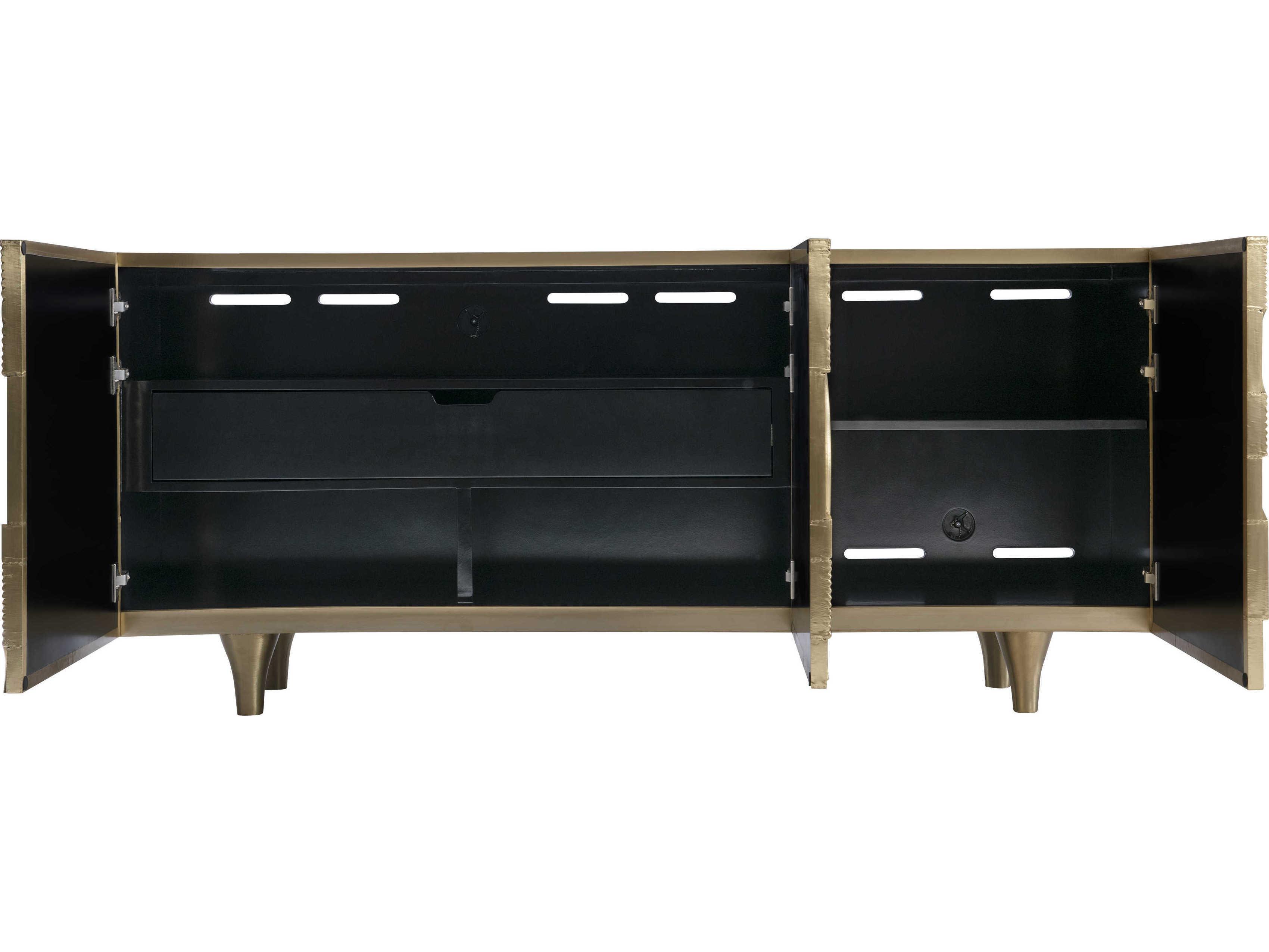 Bernhardt Kintore 72" Brass Entertainment Credenza