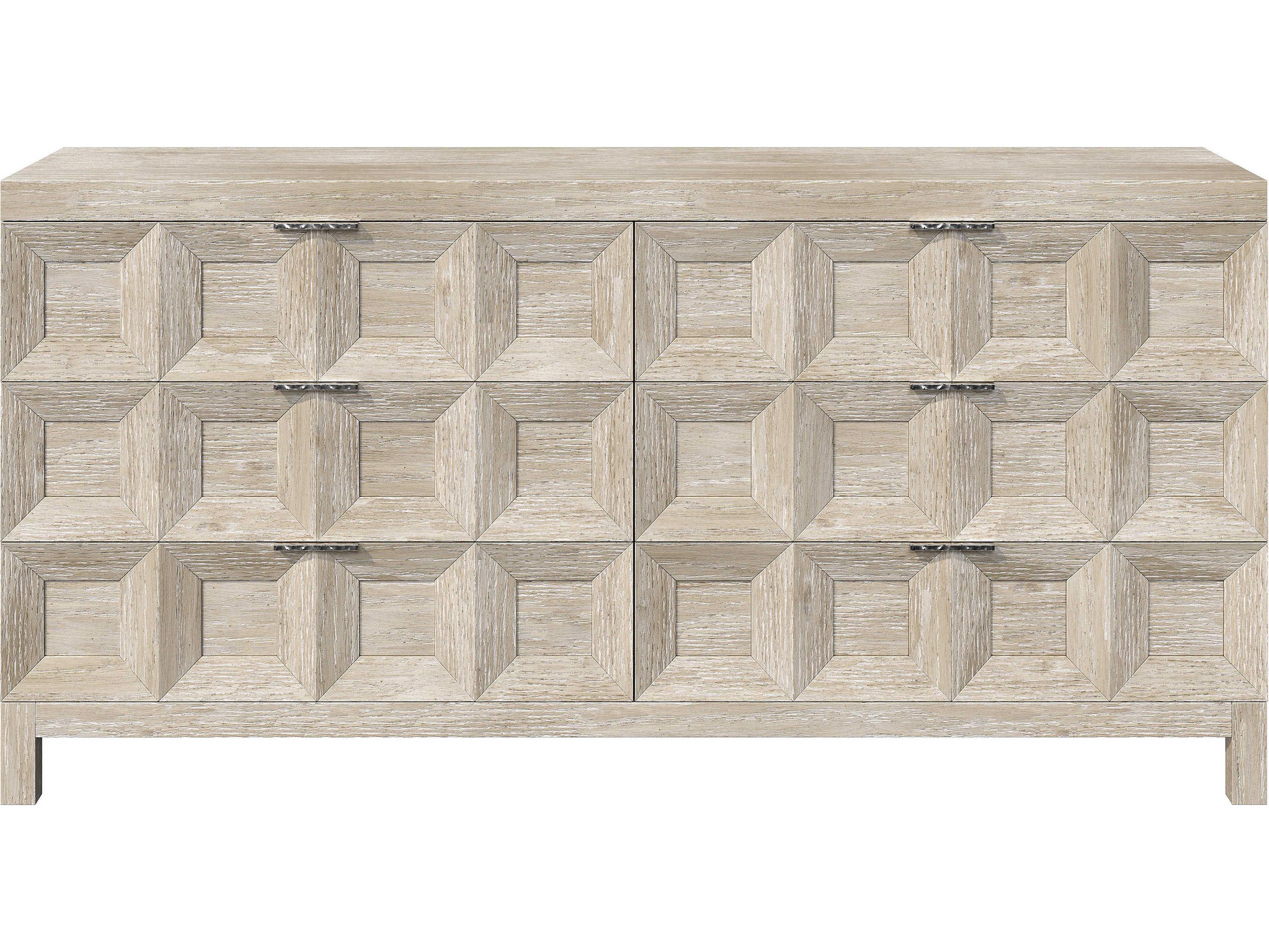 Bernhardt Prado 6-Drawers Brown Double Dresser