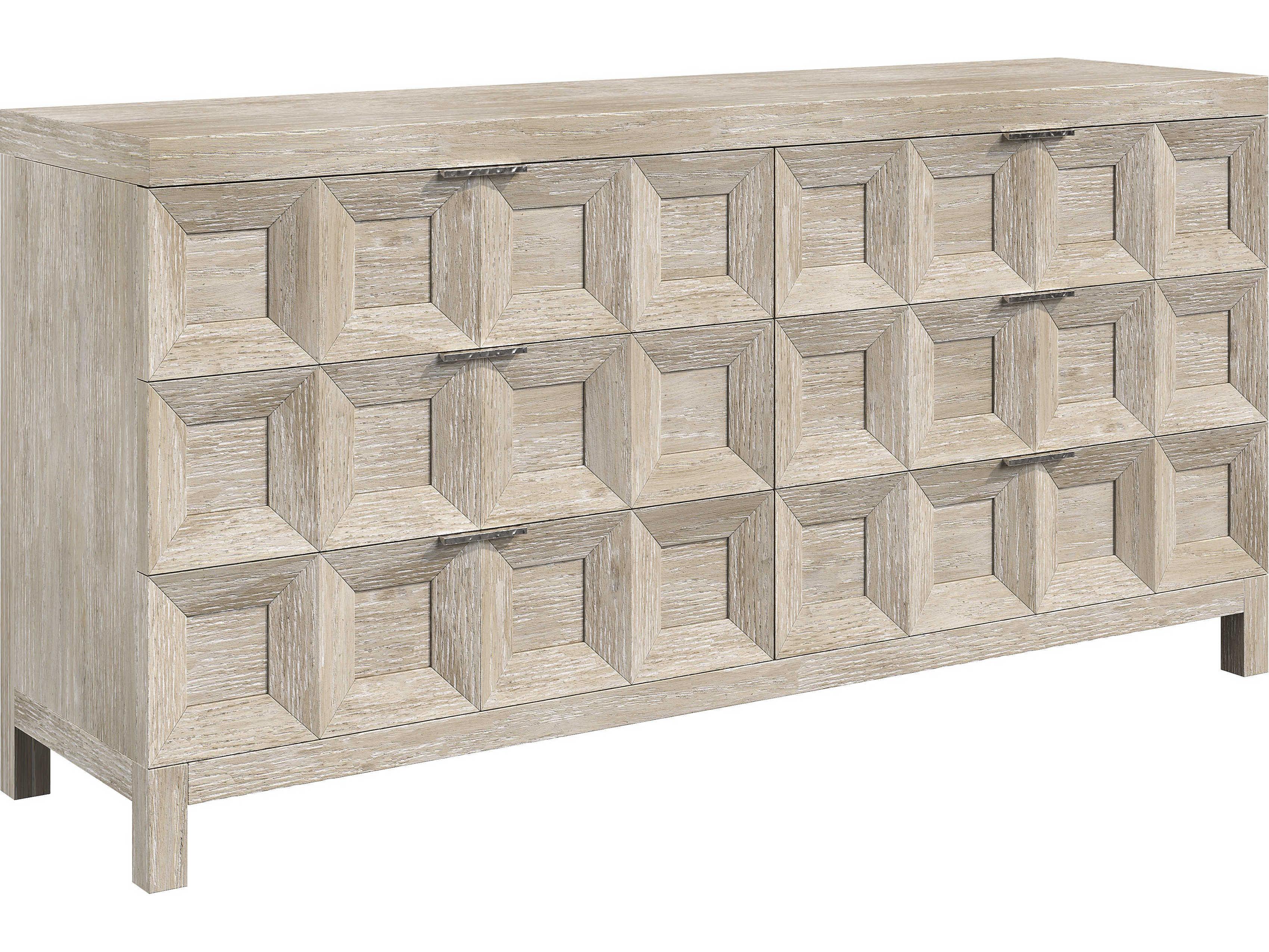 Bernhardt Prado 6-Drawers Brown Double Dresser