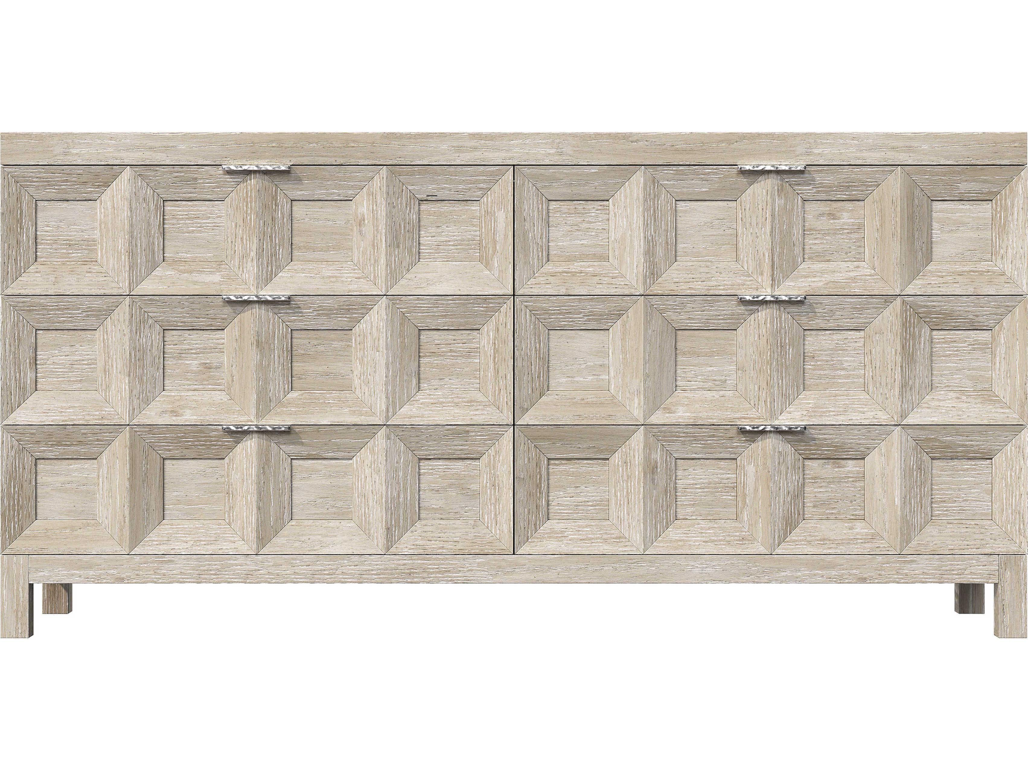 Bernhardt Prado 6-Drawers Brown Double Dresser