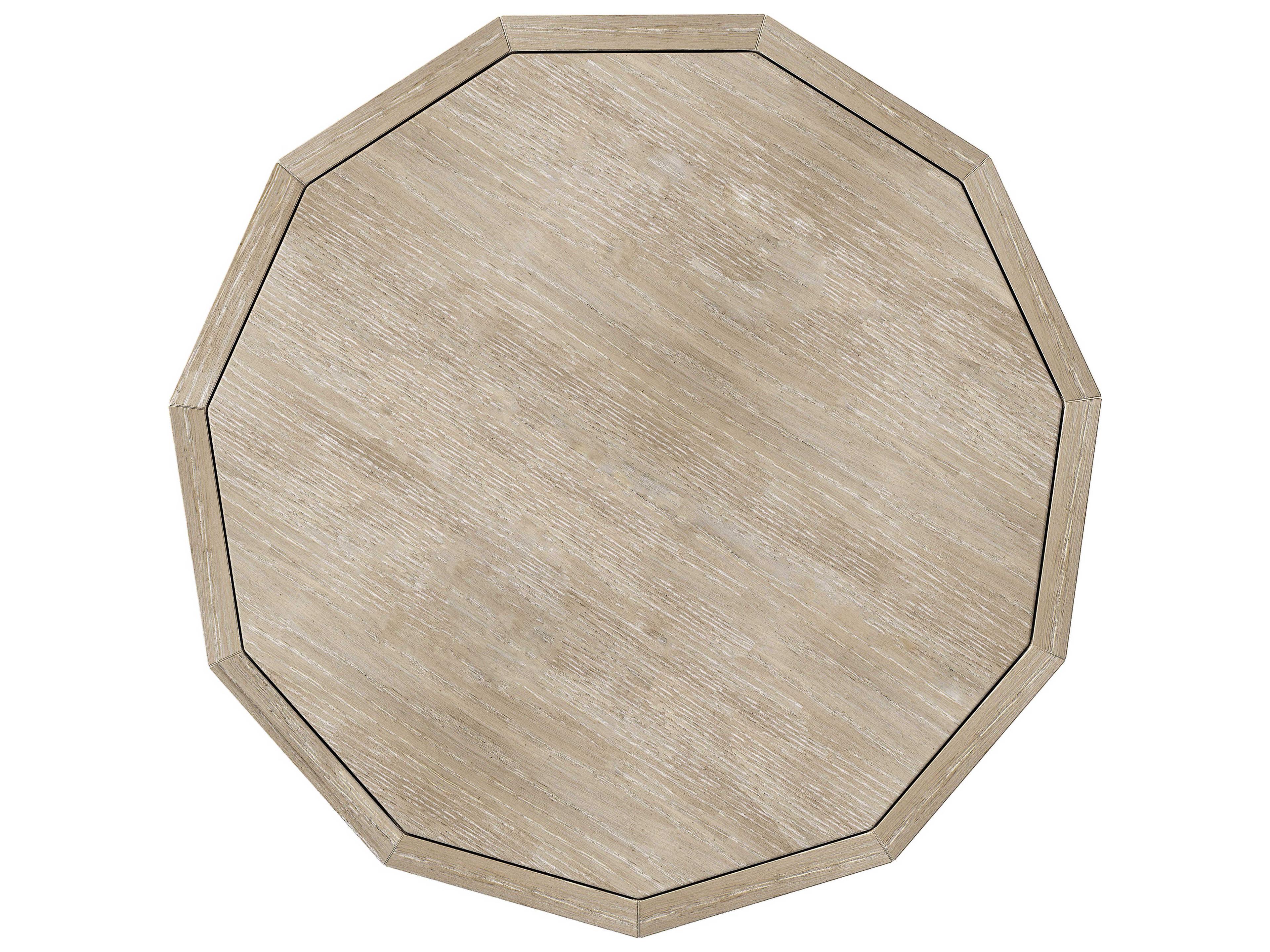 Bernhardt Prado Round Wood Tawny End Table