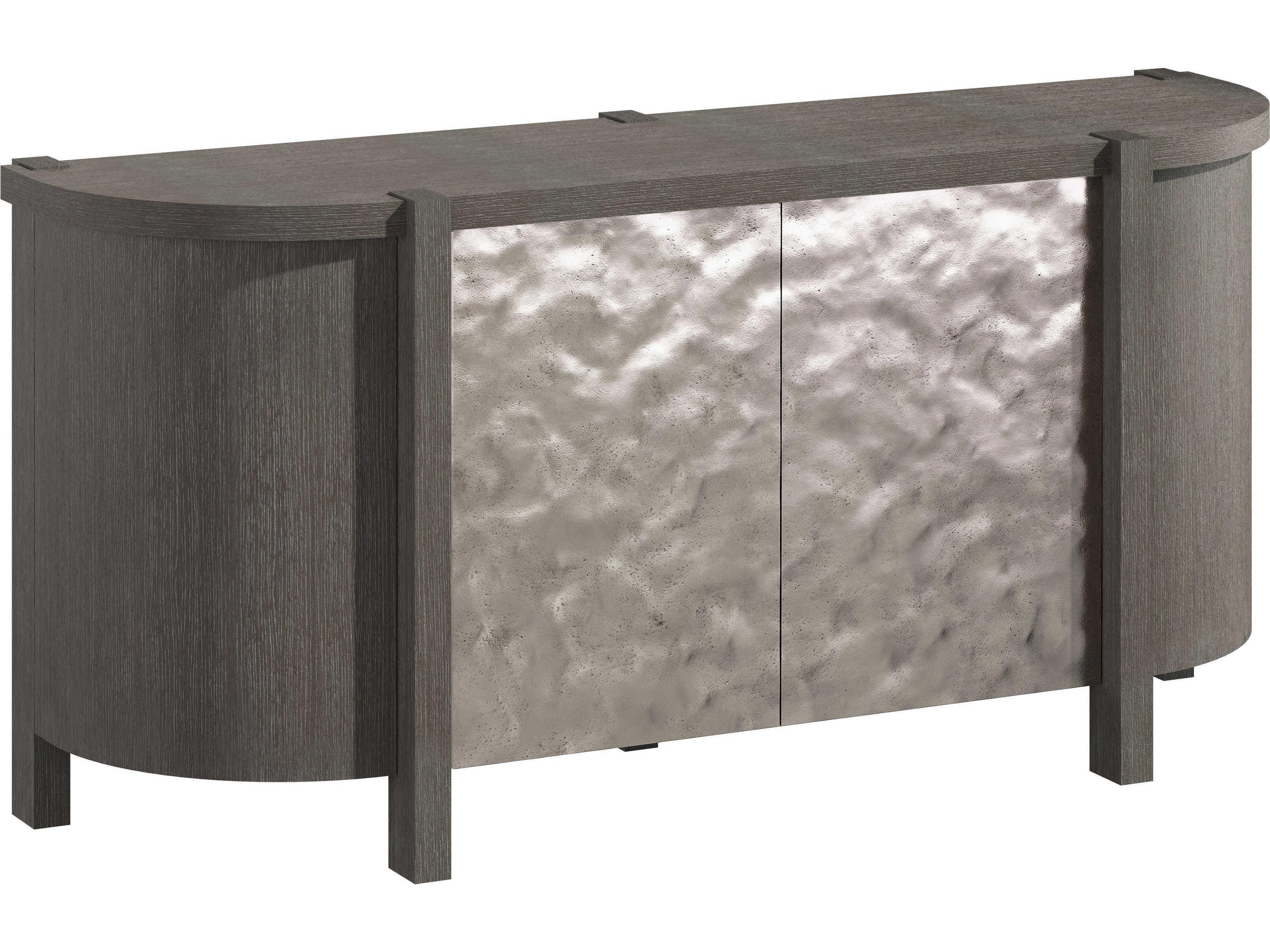 Bernhardt Prado 72" Porcini Bright Graphite Sideboard