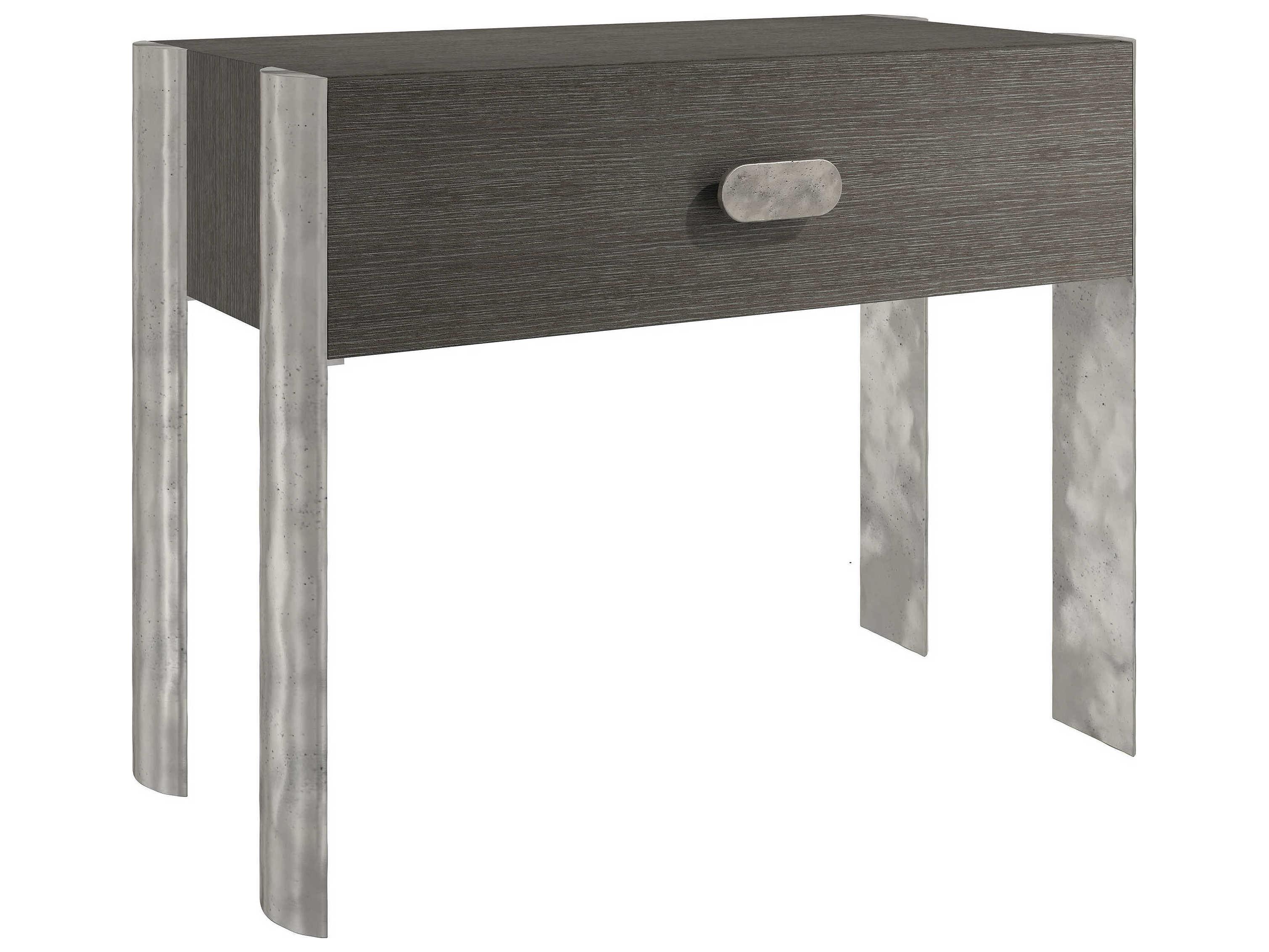 Bernhardt Prado 1-Drawer Gray Nightstand