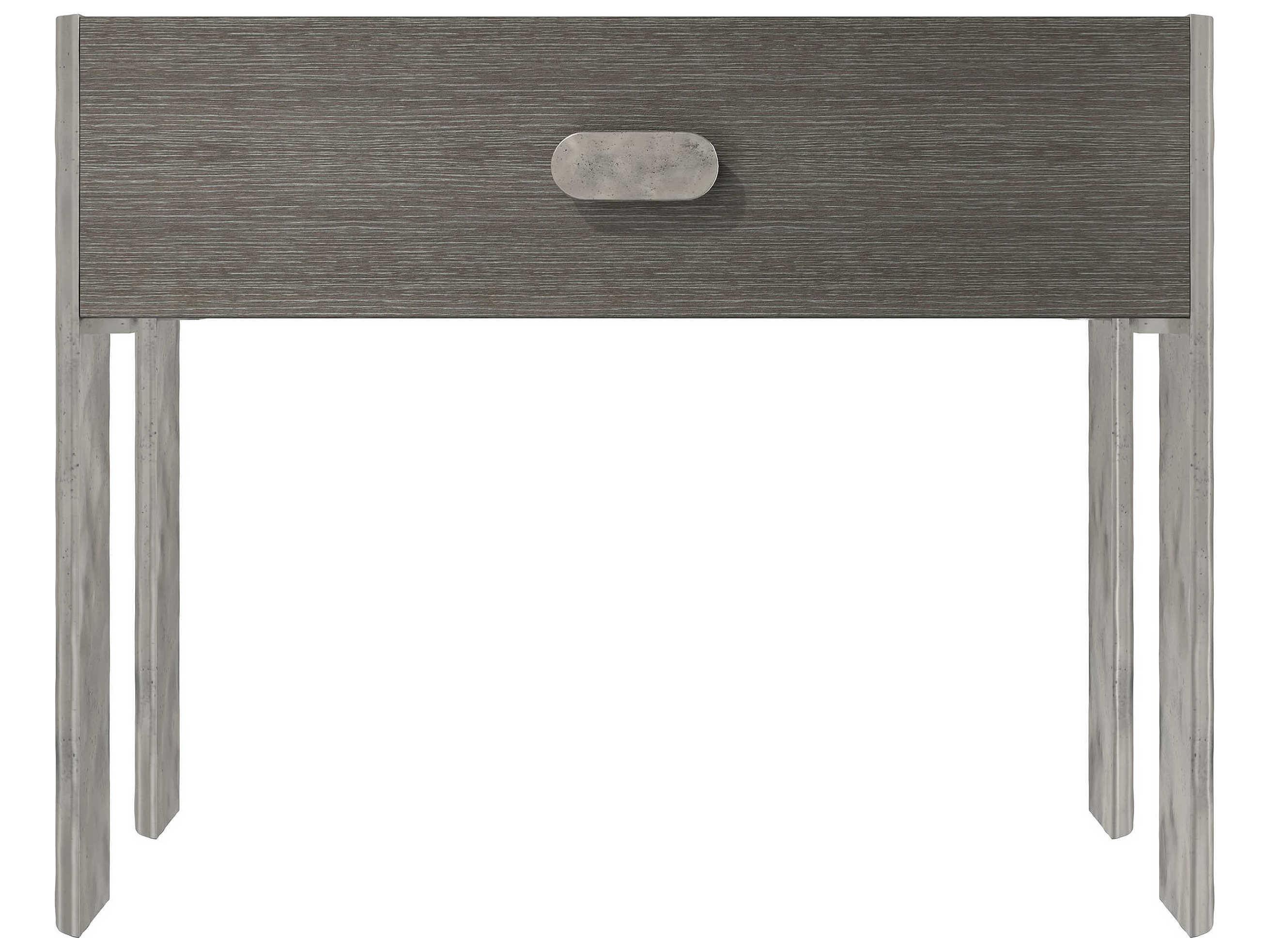 Bernhardt Prado 1-Drawer Gray Nightstand