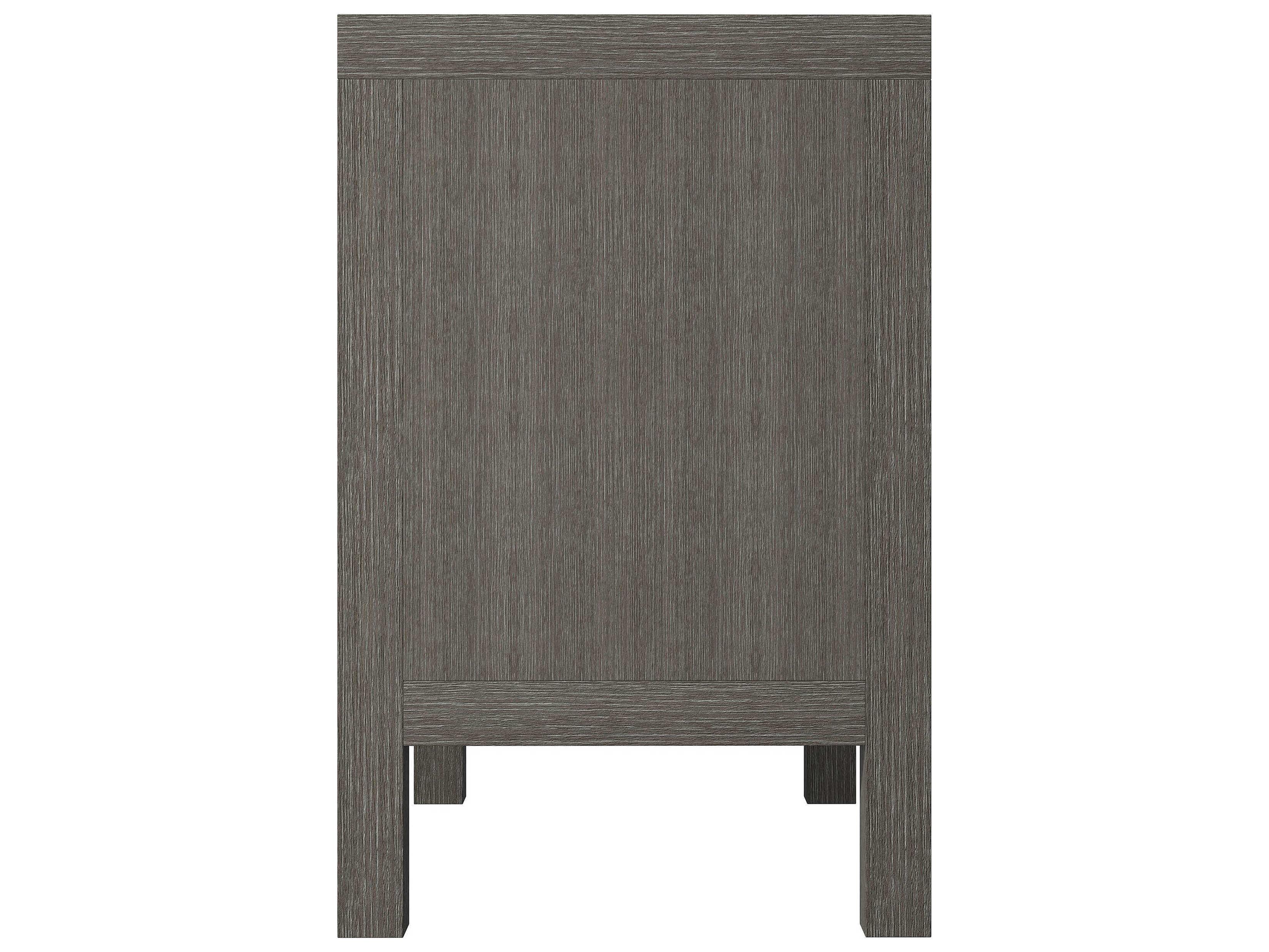 Bernhardt Prado 2-Drawers Gray Nightstand