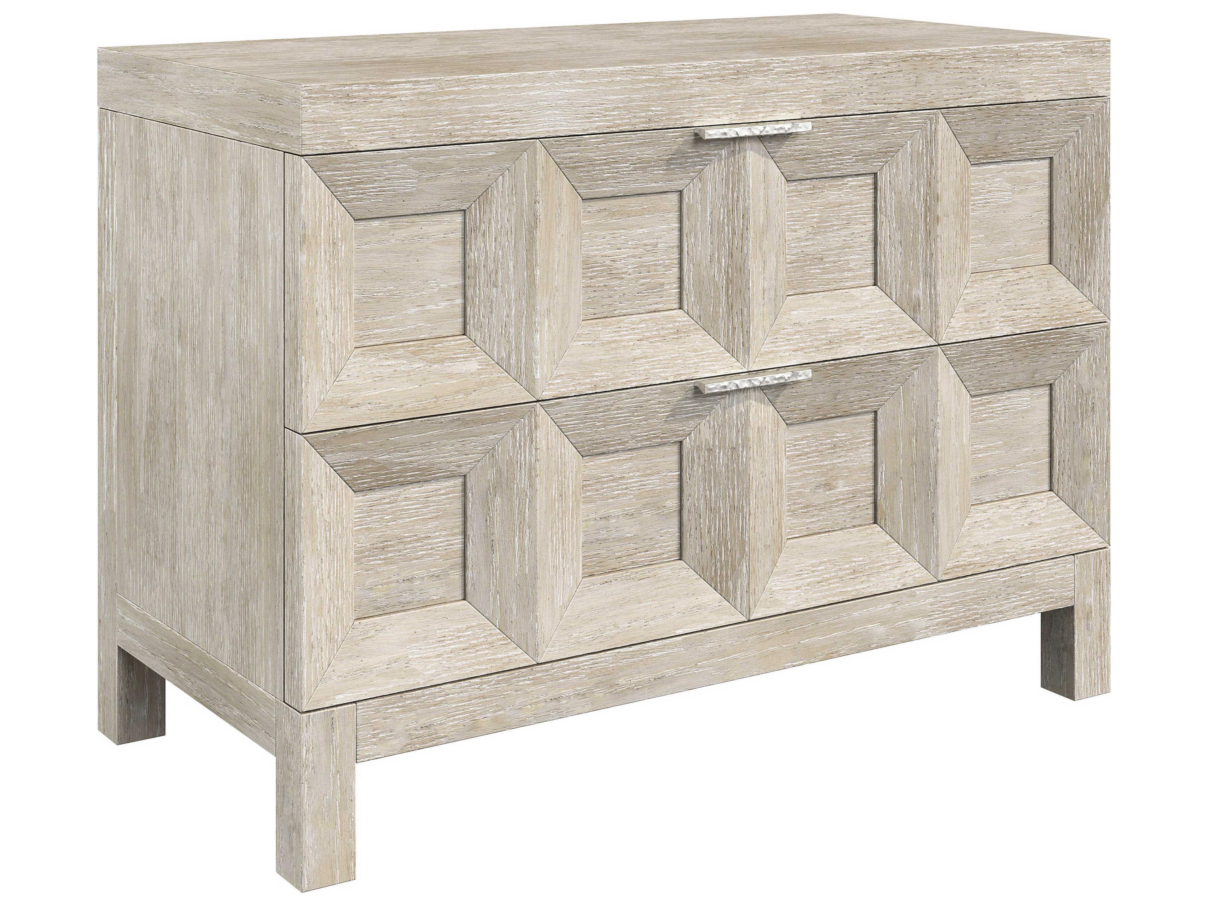 Bernhardt Prado 2-Drawers Brown Nightstand