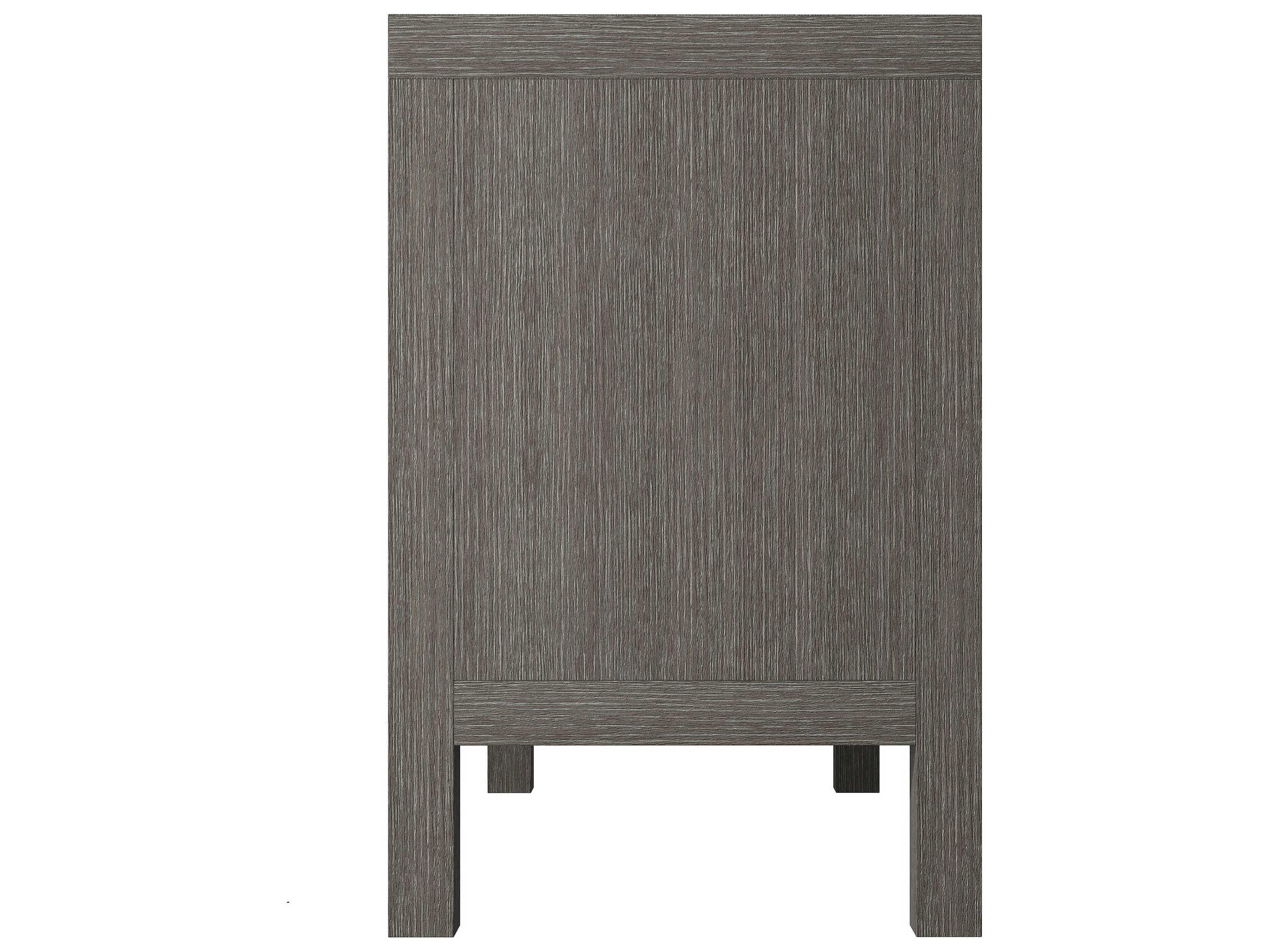 Bernhardt Prado 2-Drawers Gray Nightstand