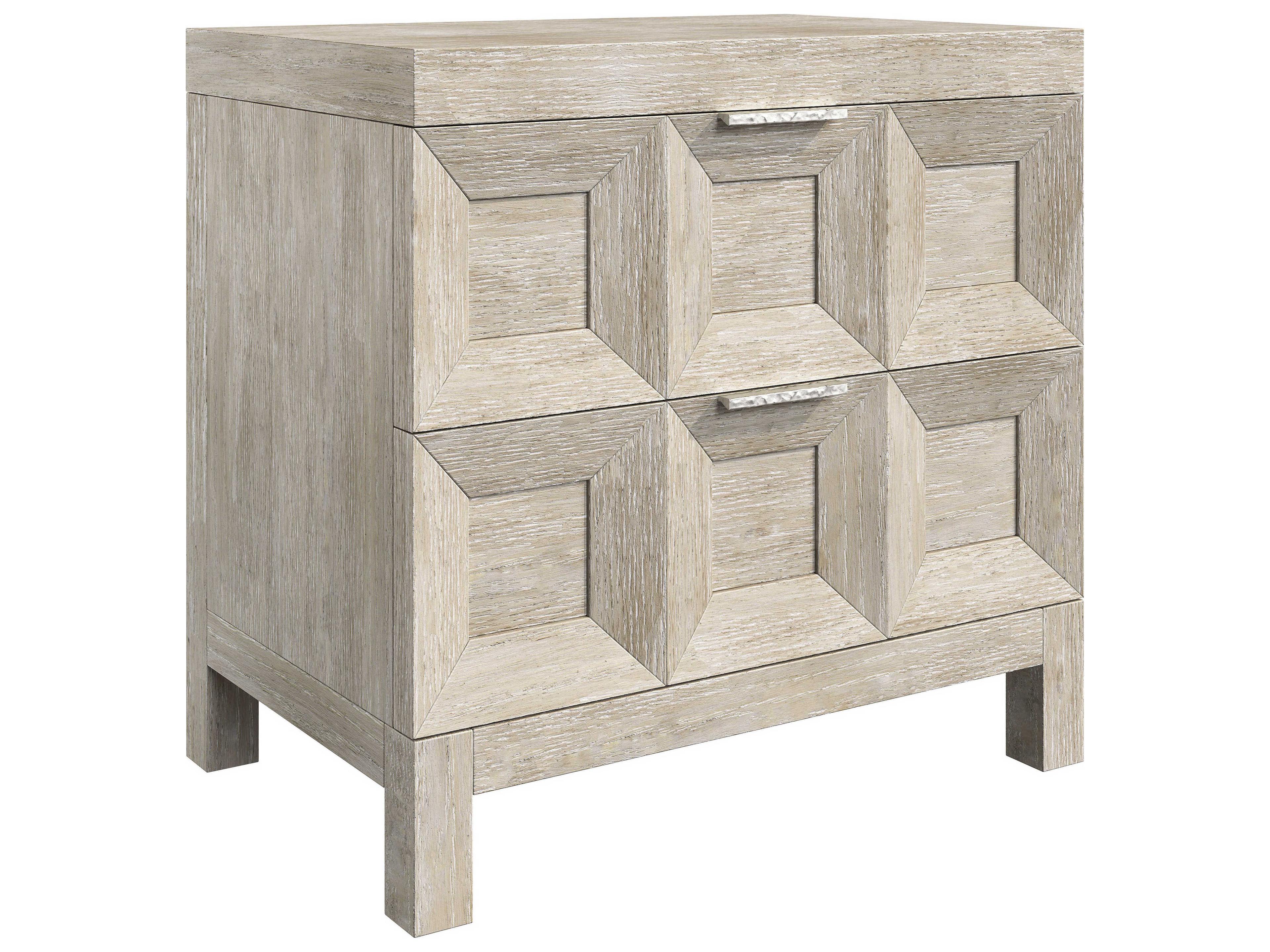 Bernhardt Prado 2-Drawers Brown Nightstand