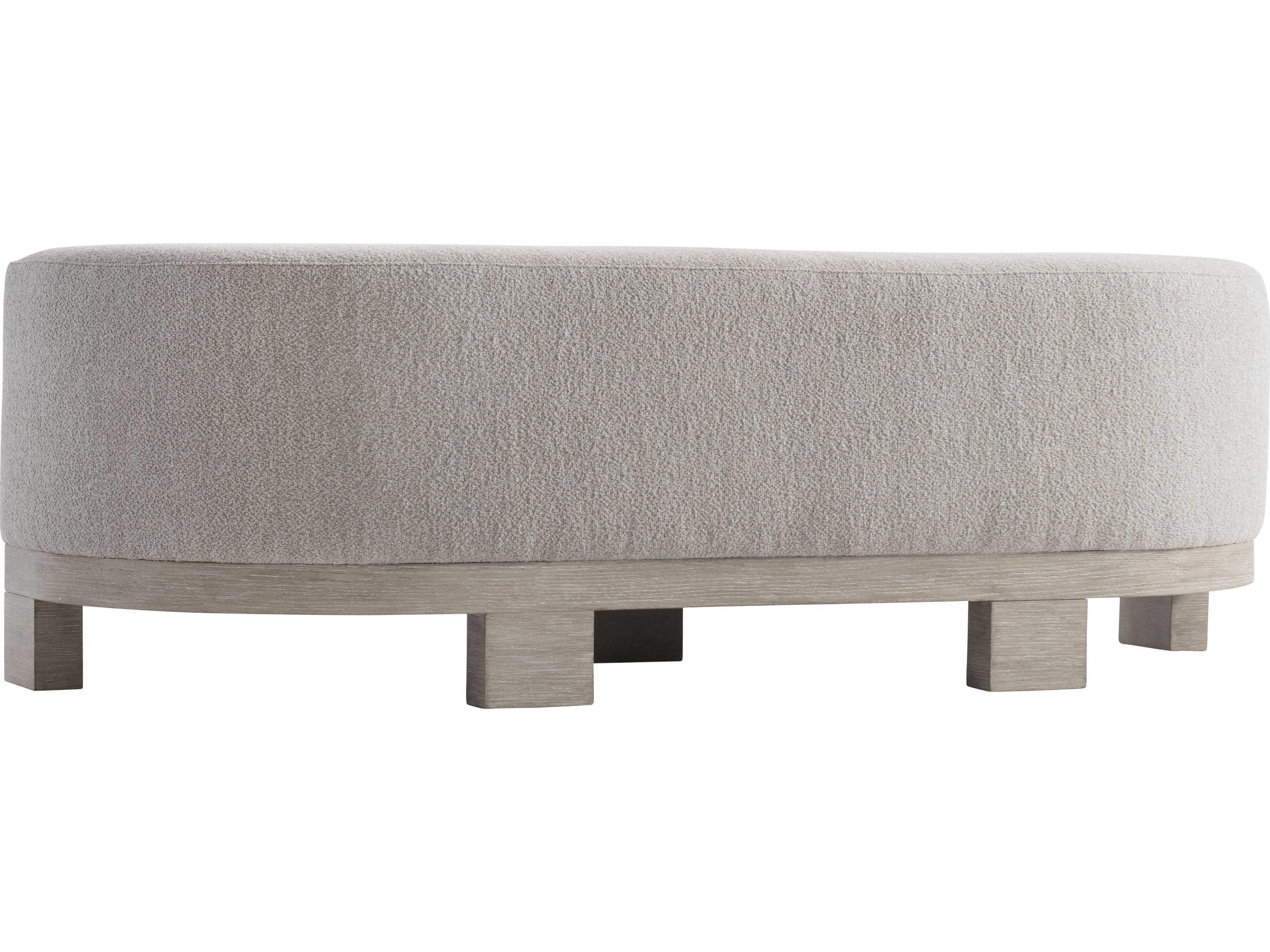 Bernhardt Prado Tawny Beige Upholstered Accent Bench