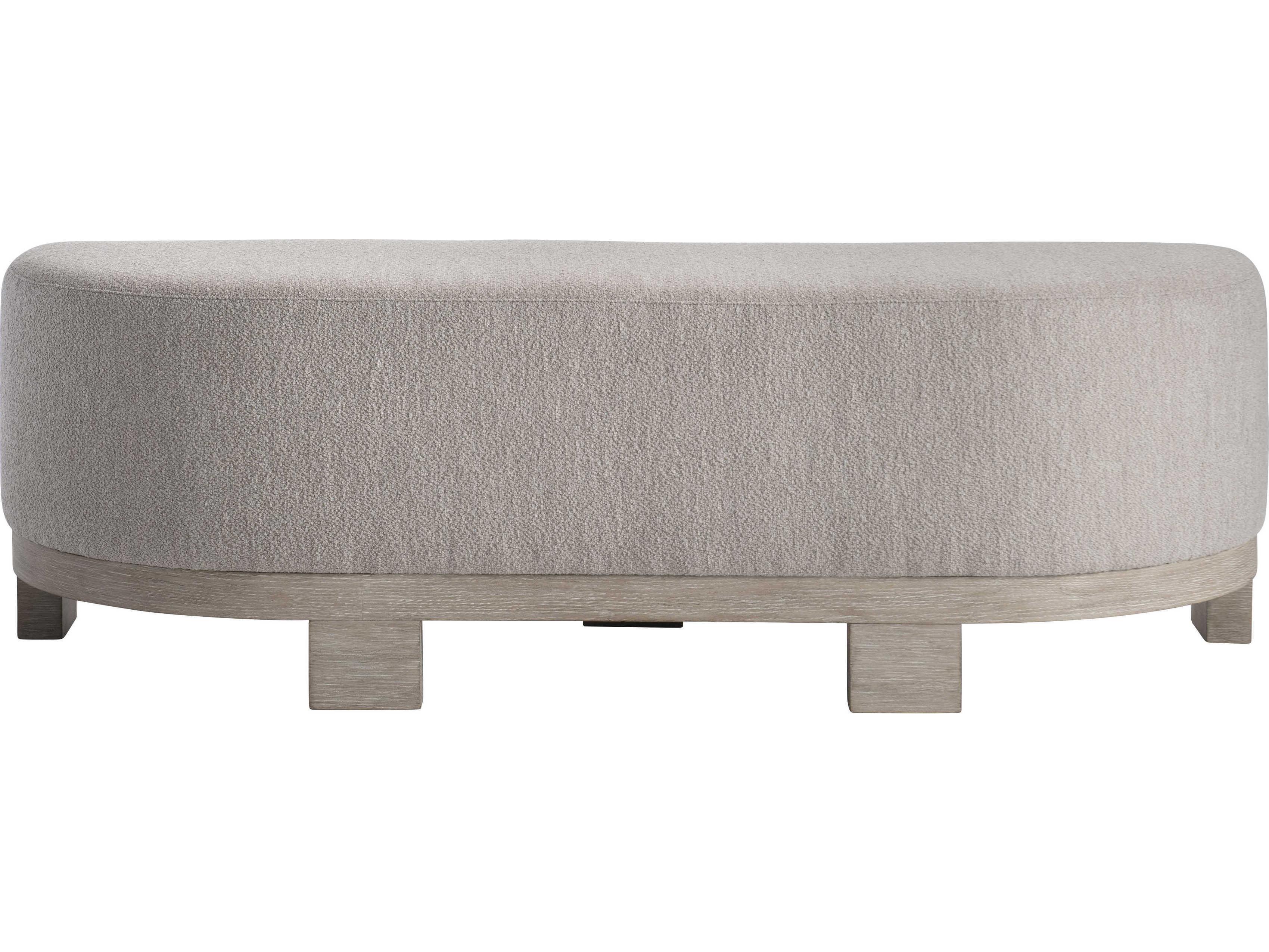 Bernhardt Prado Tawny Beige Upholstered Accent Bench