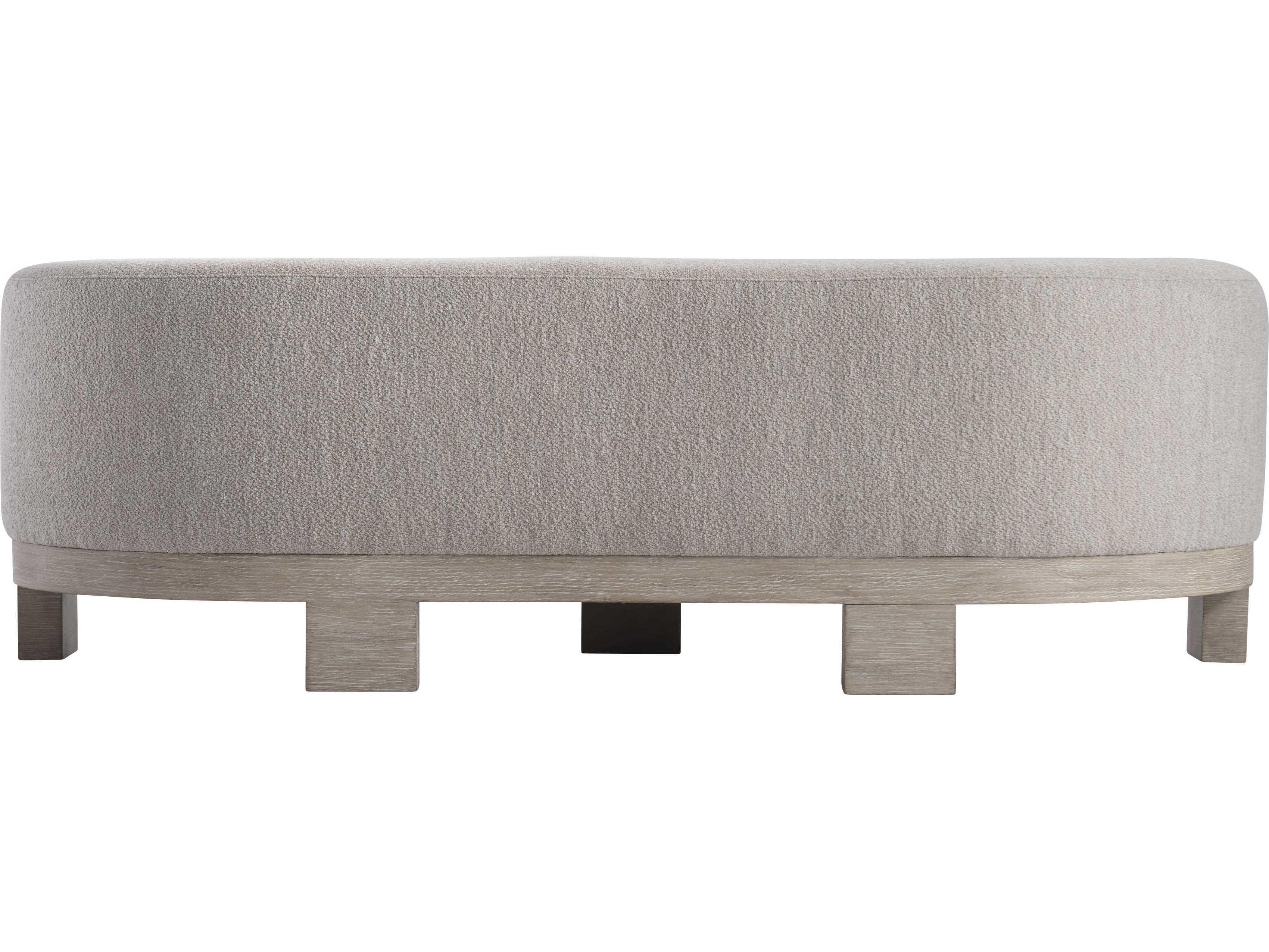 Bernhardt Prado Tawny Beige Upholstered Accent Bench