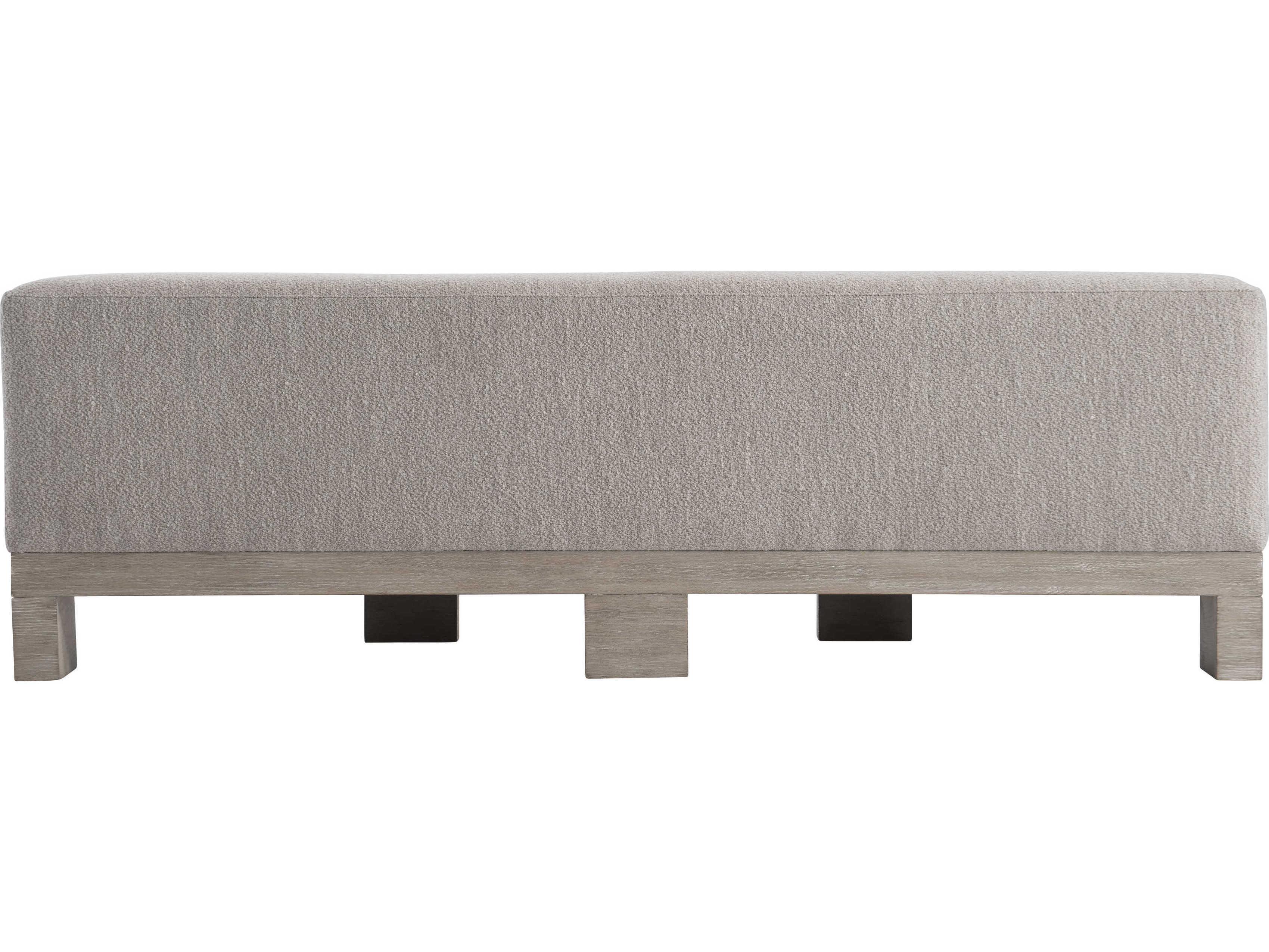Bernhardt Prado Tawny Beige Upholstered Accent Bench