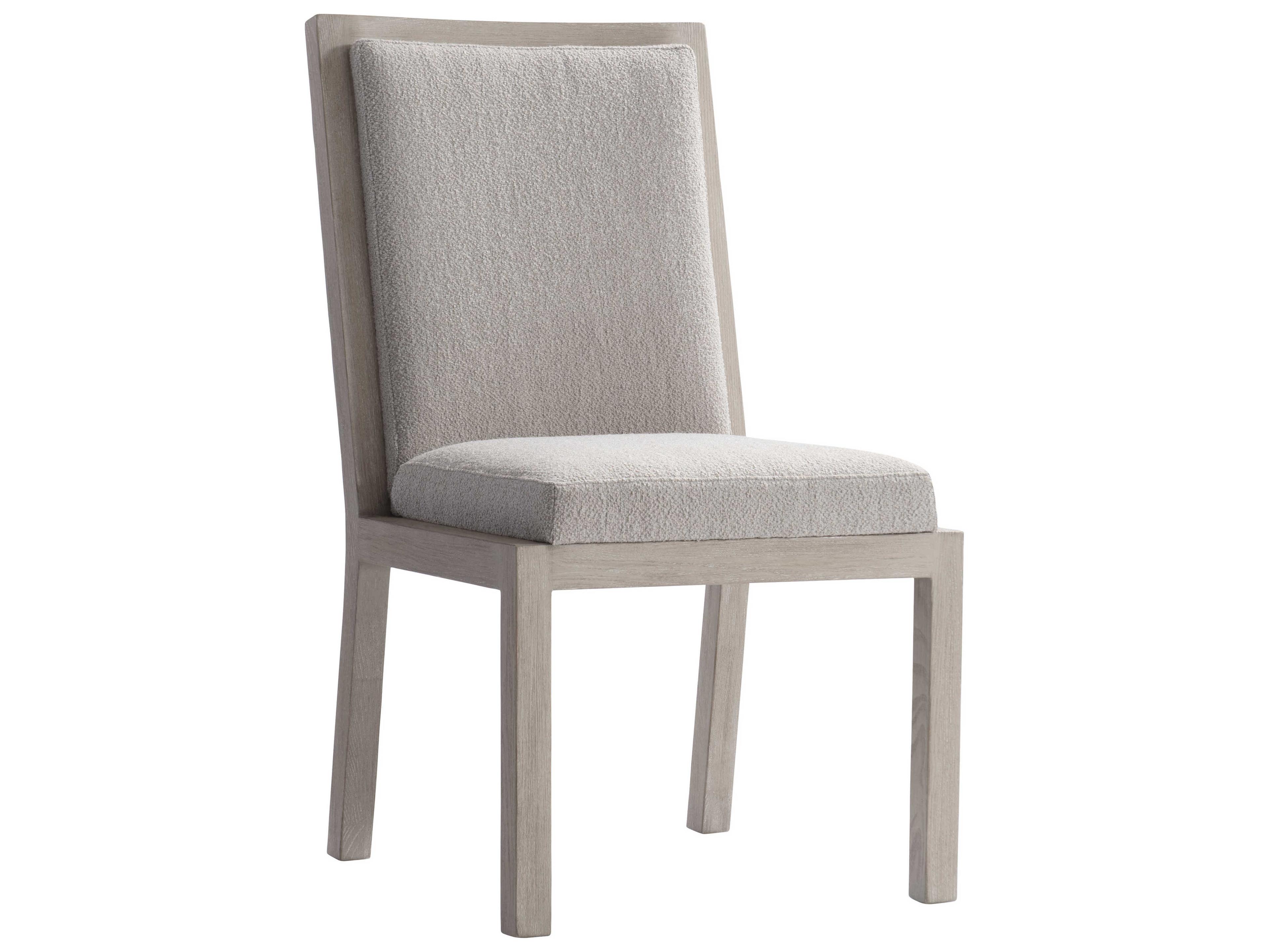Bernhardt Prado Fabric Beige Upholstered Side Dining Chair