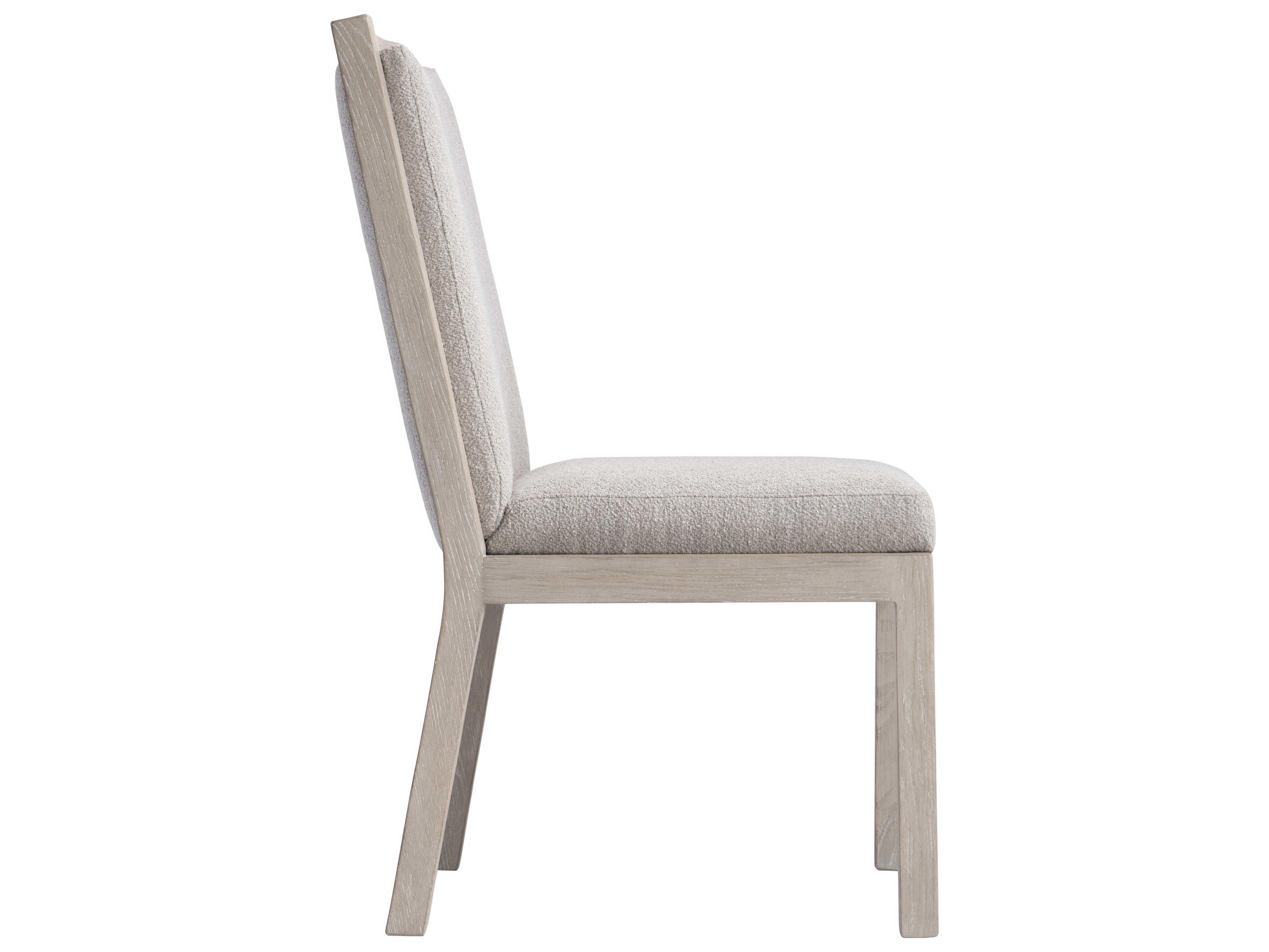Bernhardt Prado Fabric Beige Upholstered Side Dining Chair