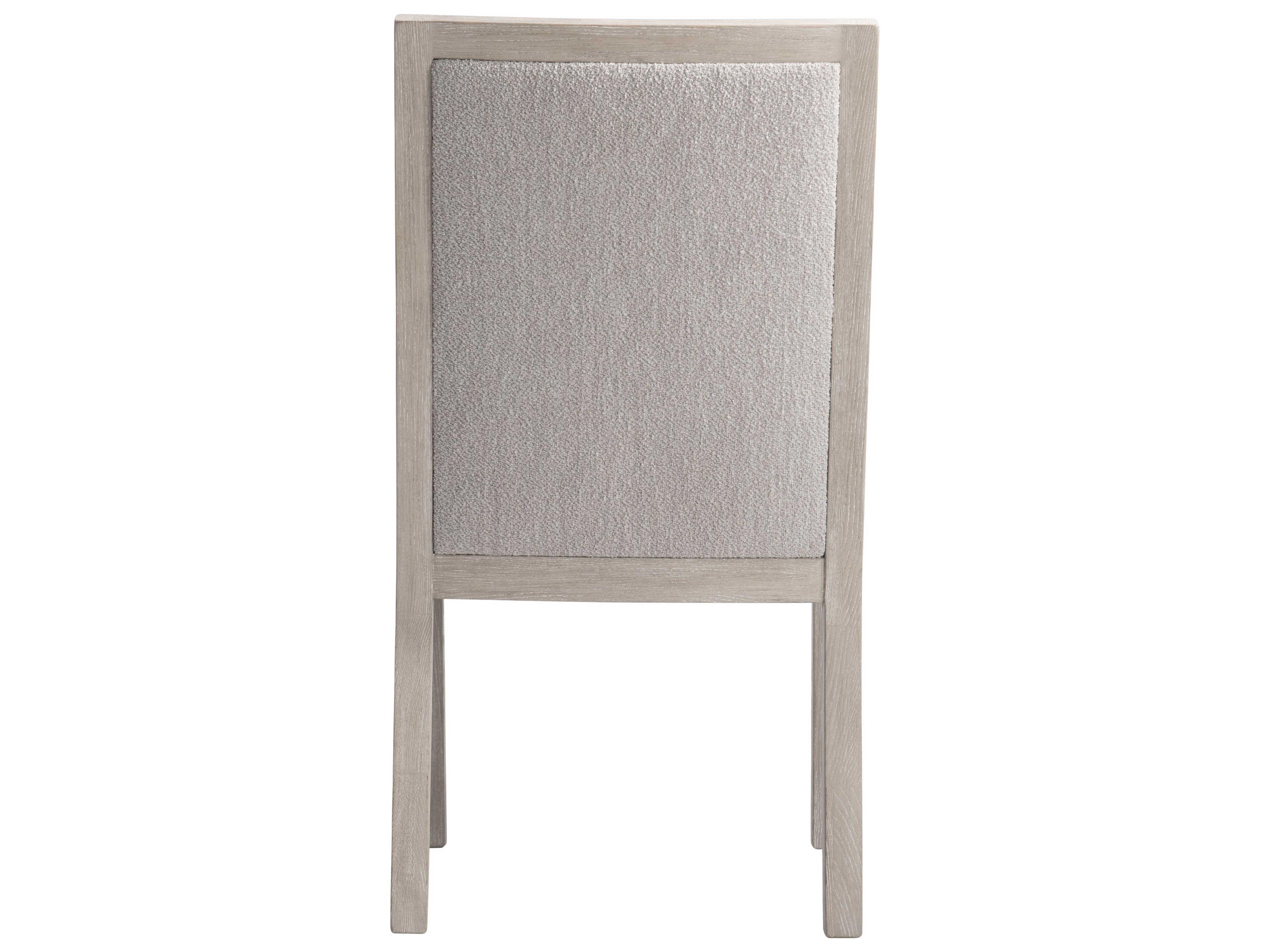 Bernhardt Prado Fabric Beige Upholstered Side Dining Chair