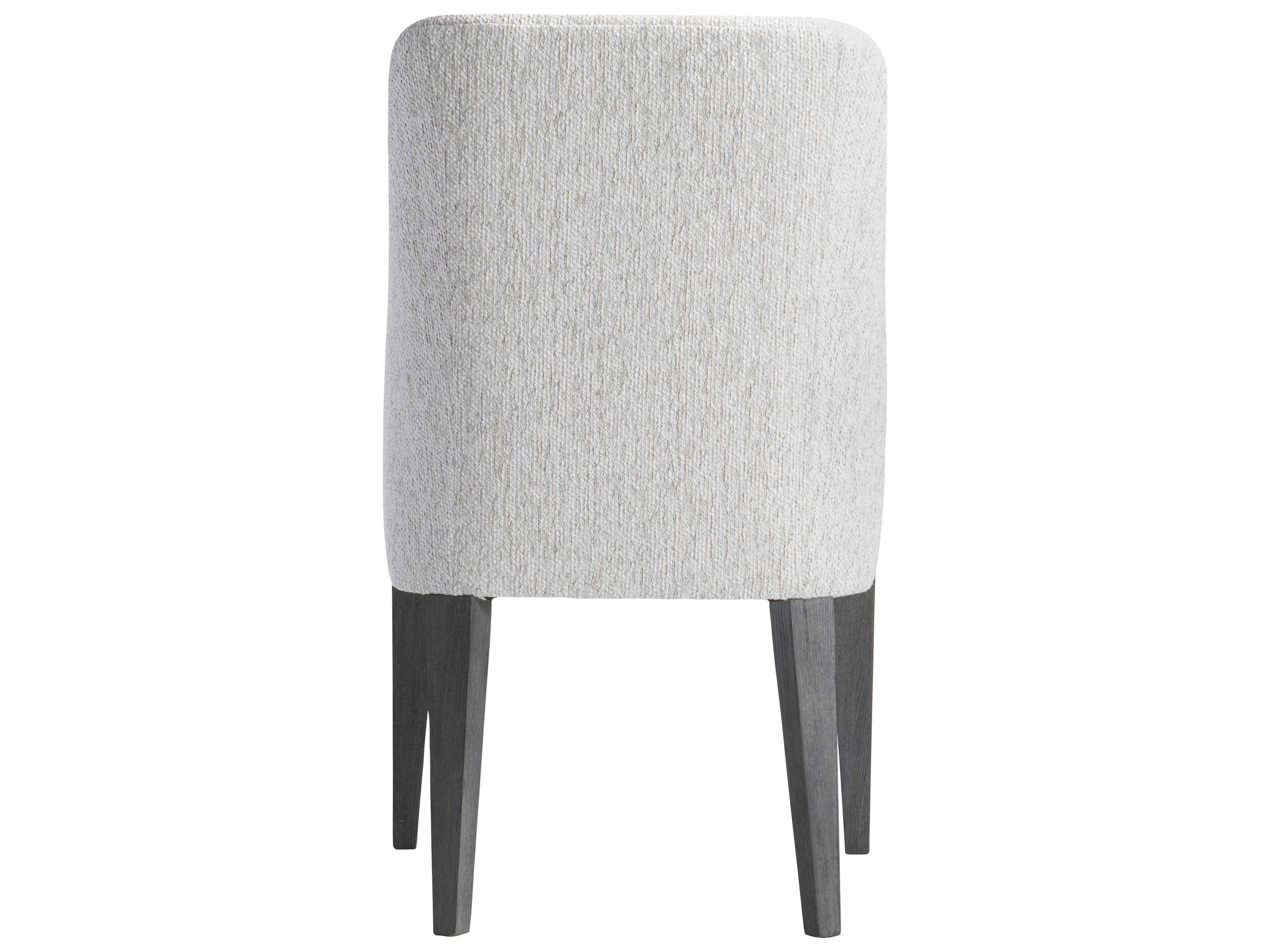 Bernhardt Prado Fabric Beige Upholstered Arm Dining Chair