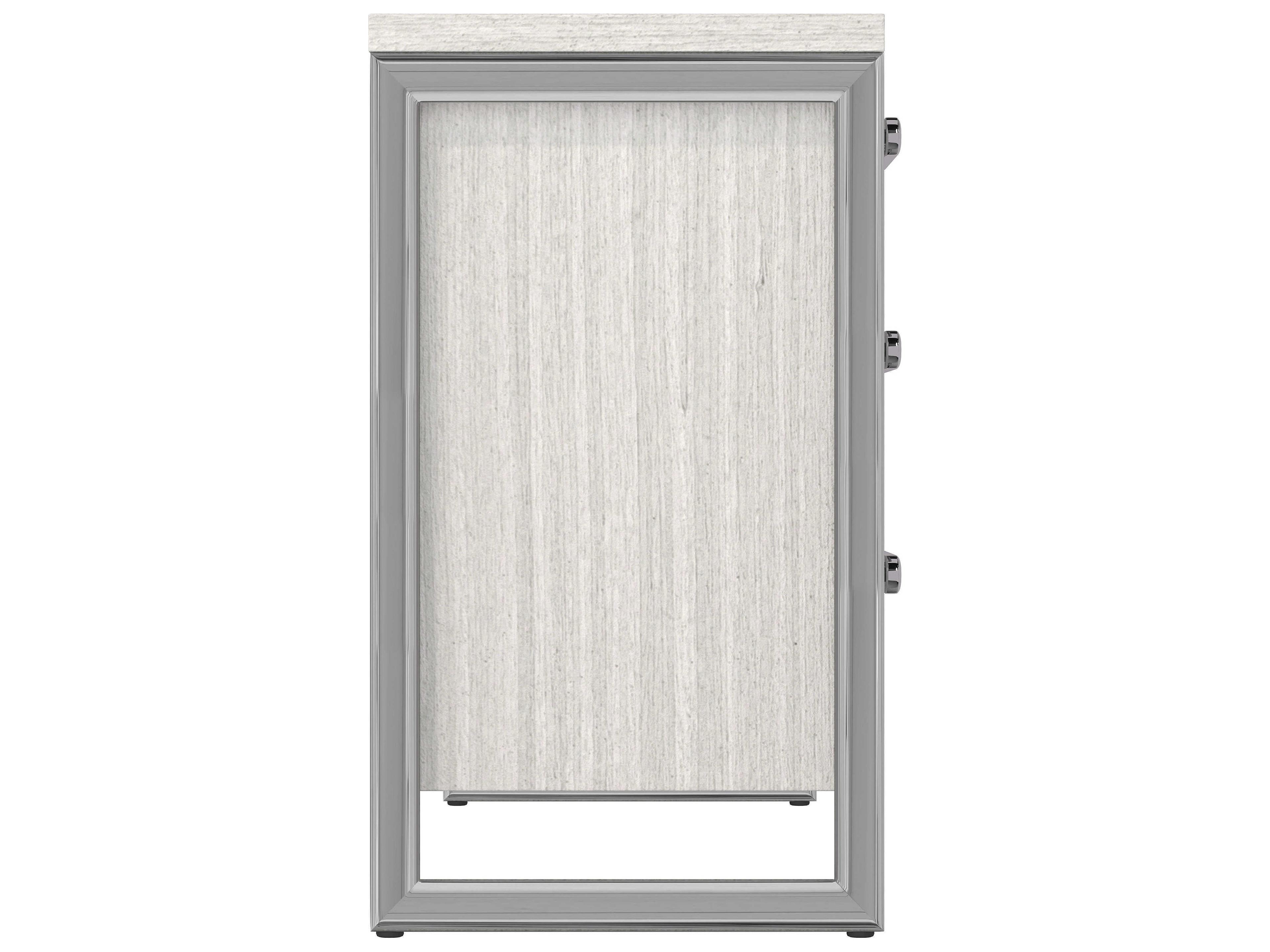 Bernhardt Stratum 6-Drawers White Double Dresser