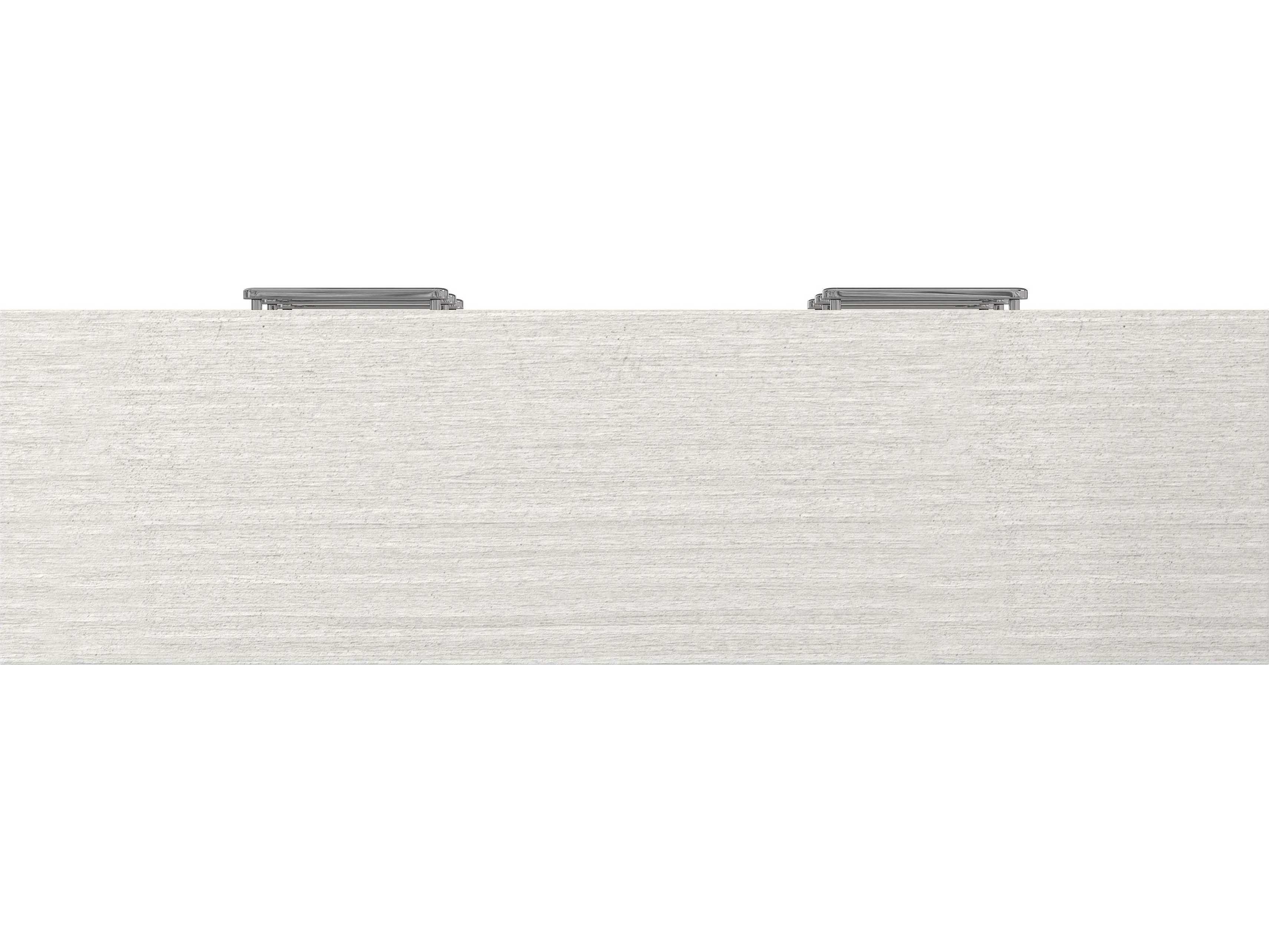 Bernhardt Stratum 6-Drawers White Double Dresser