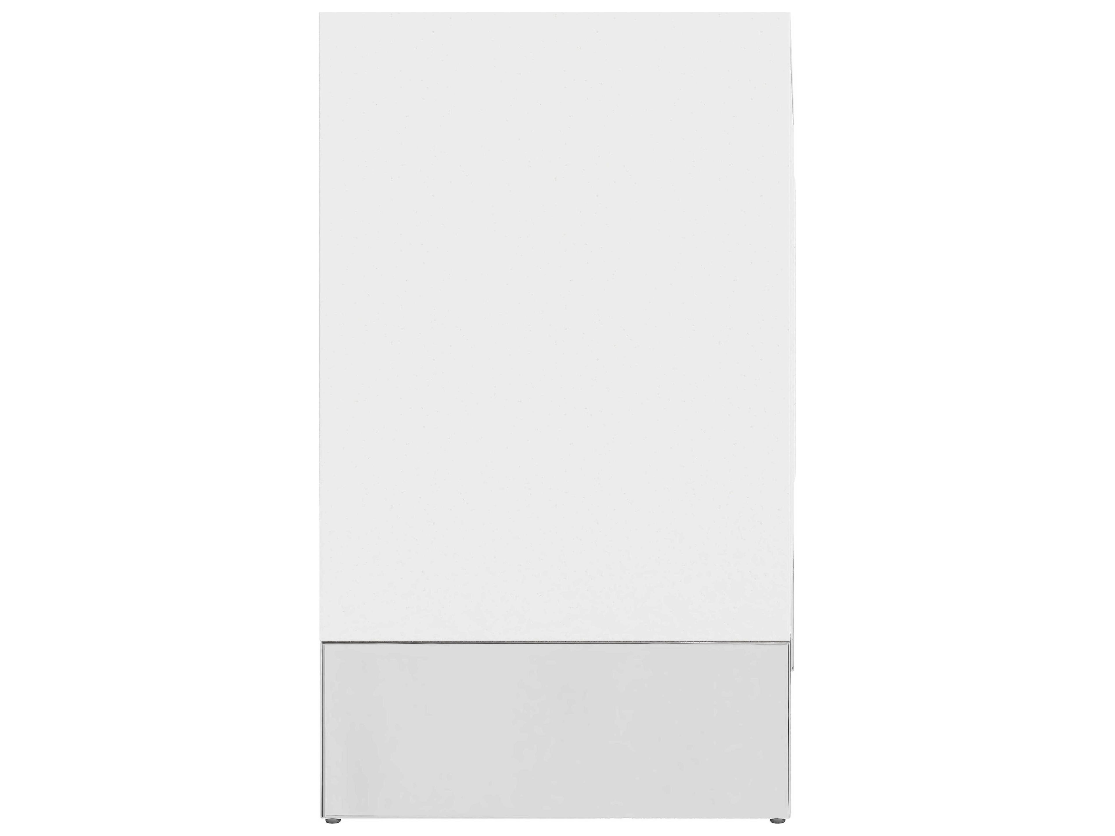 Bernhardt Stratum Fossil Polished Nickel White Accent Chest