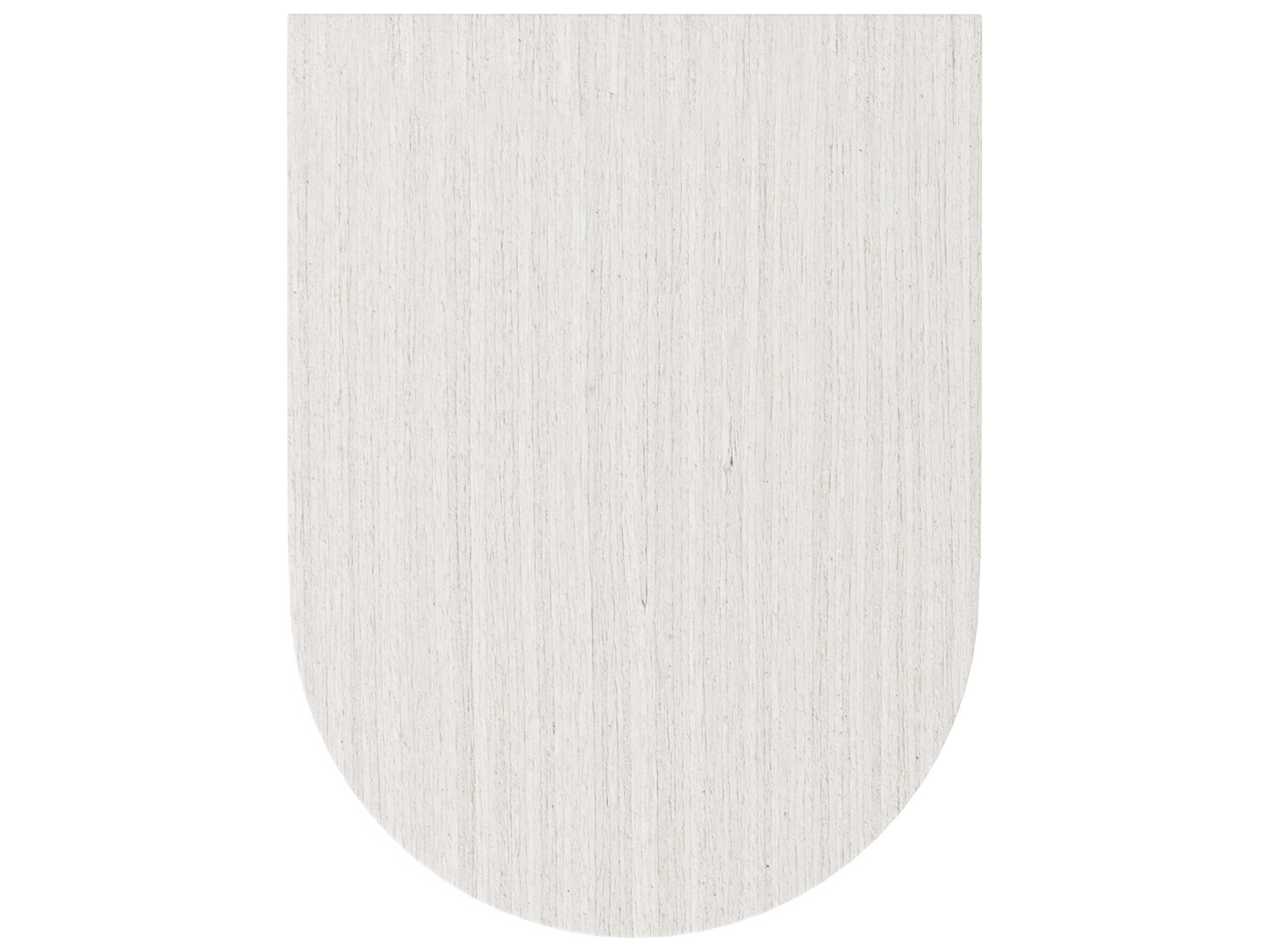 Bernhardt Stratum Demilune Wood Mist End Table