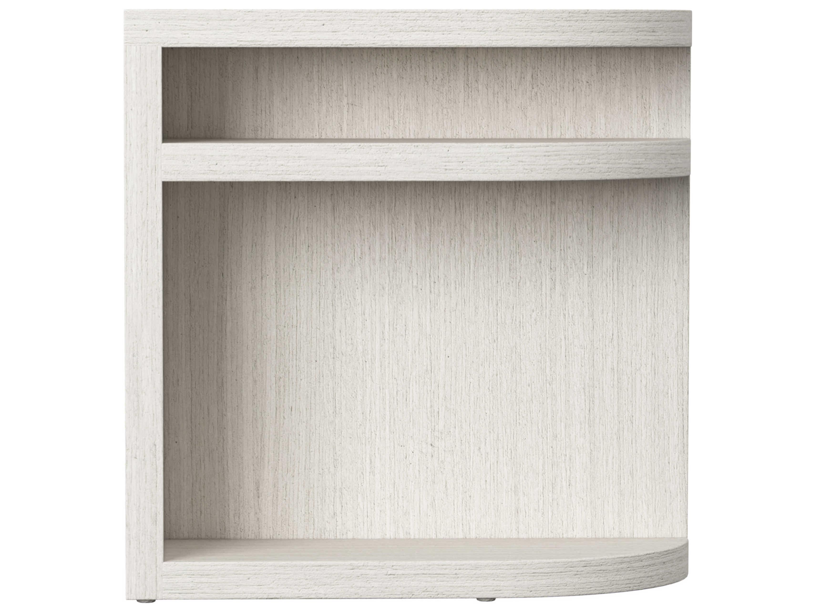 Bernhardt Stratum Demilune Wood Mist End Table