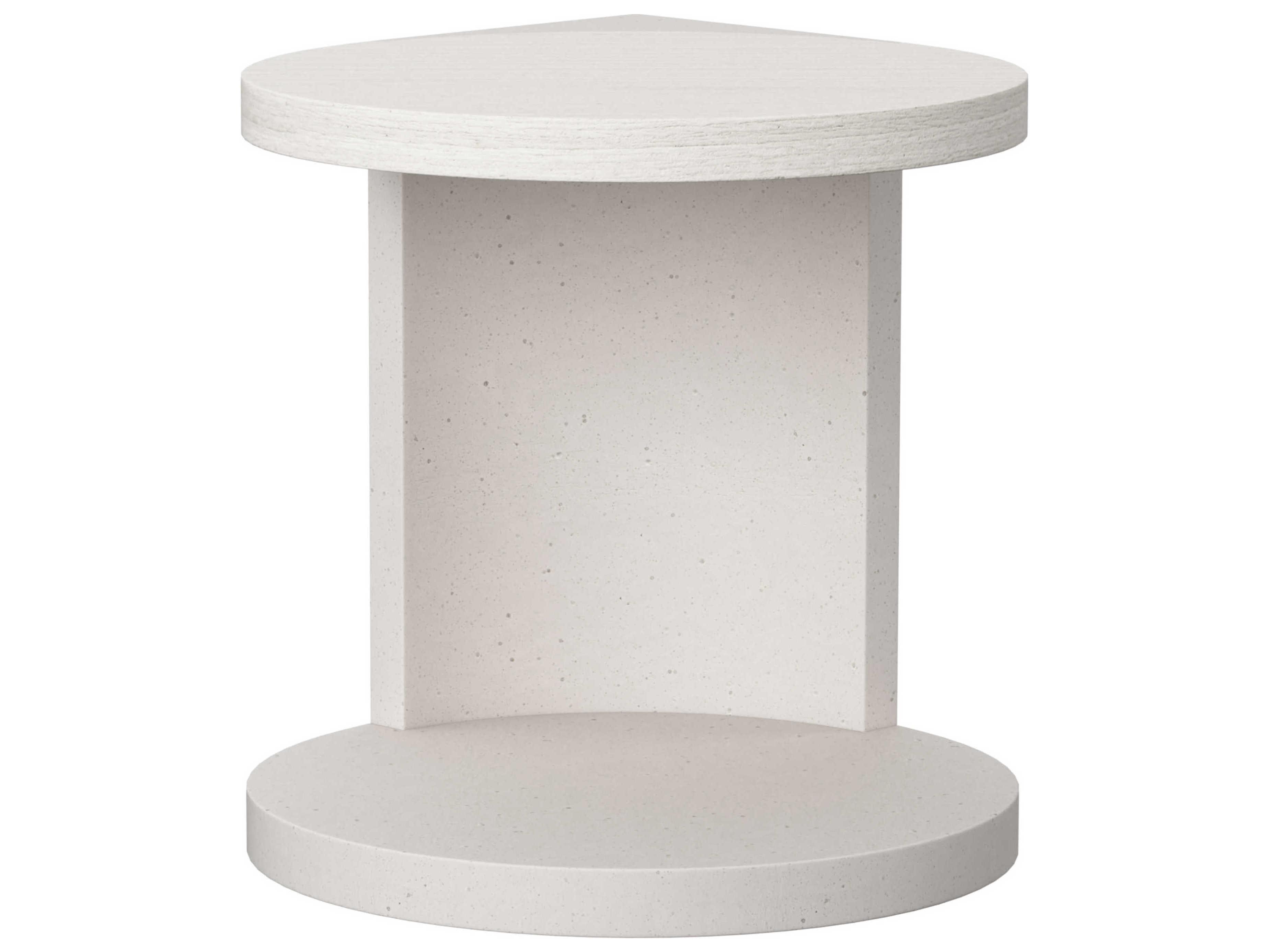 Bernhardt Stratum Wood Fossil Mist End Table