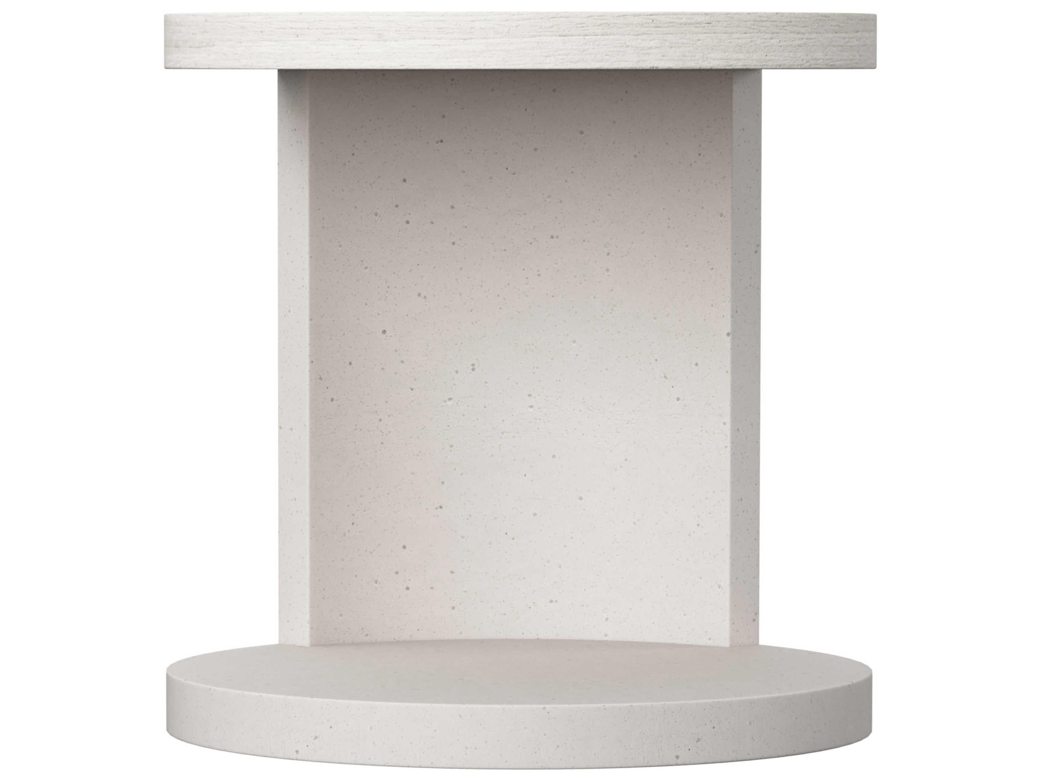 Bernhardt Stratum Wood Fossil Mist End Table