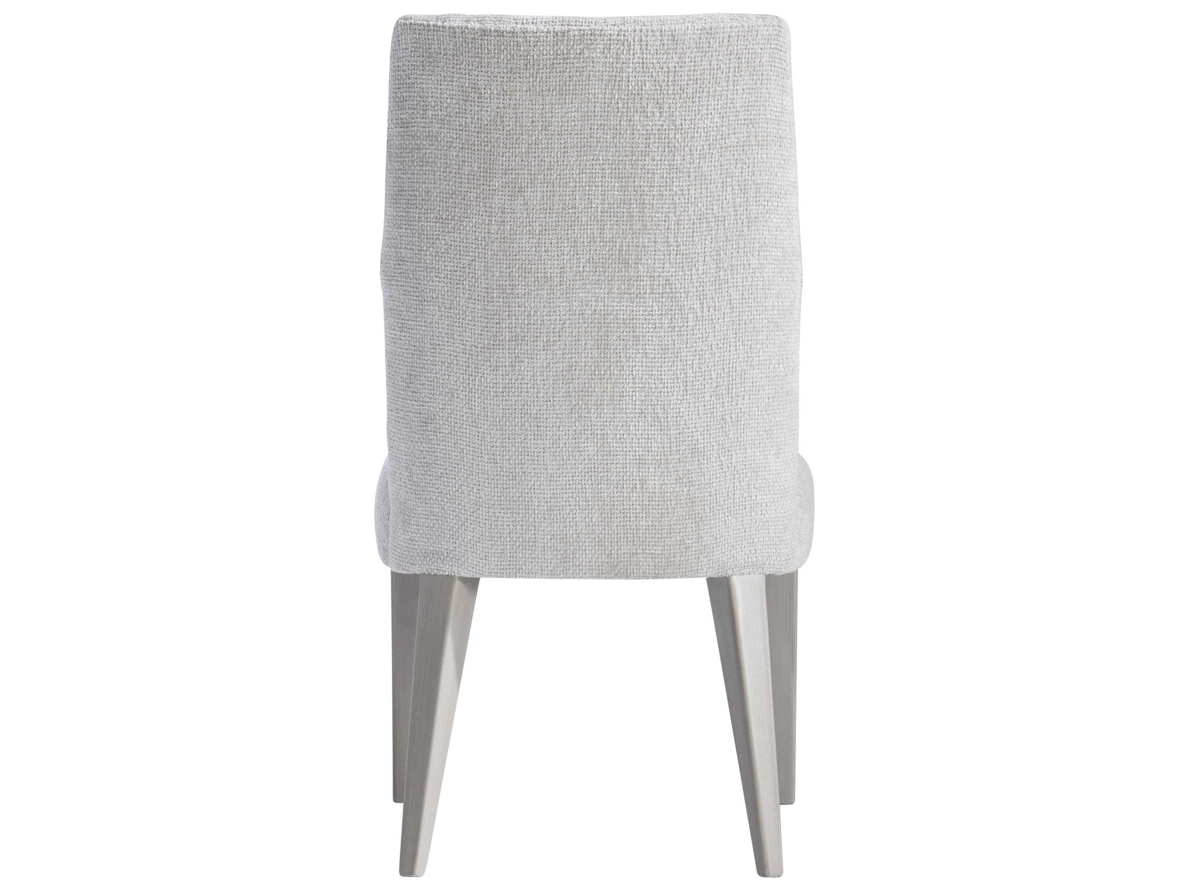 Bernhardt Stratum Fabric Beige Upholstered Side Dining Chair