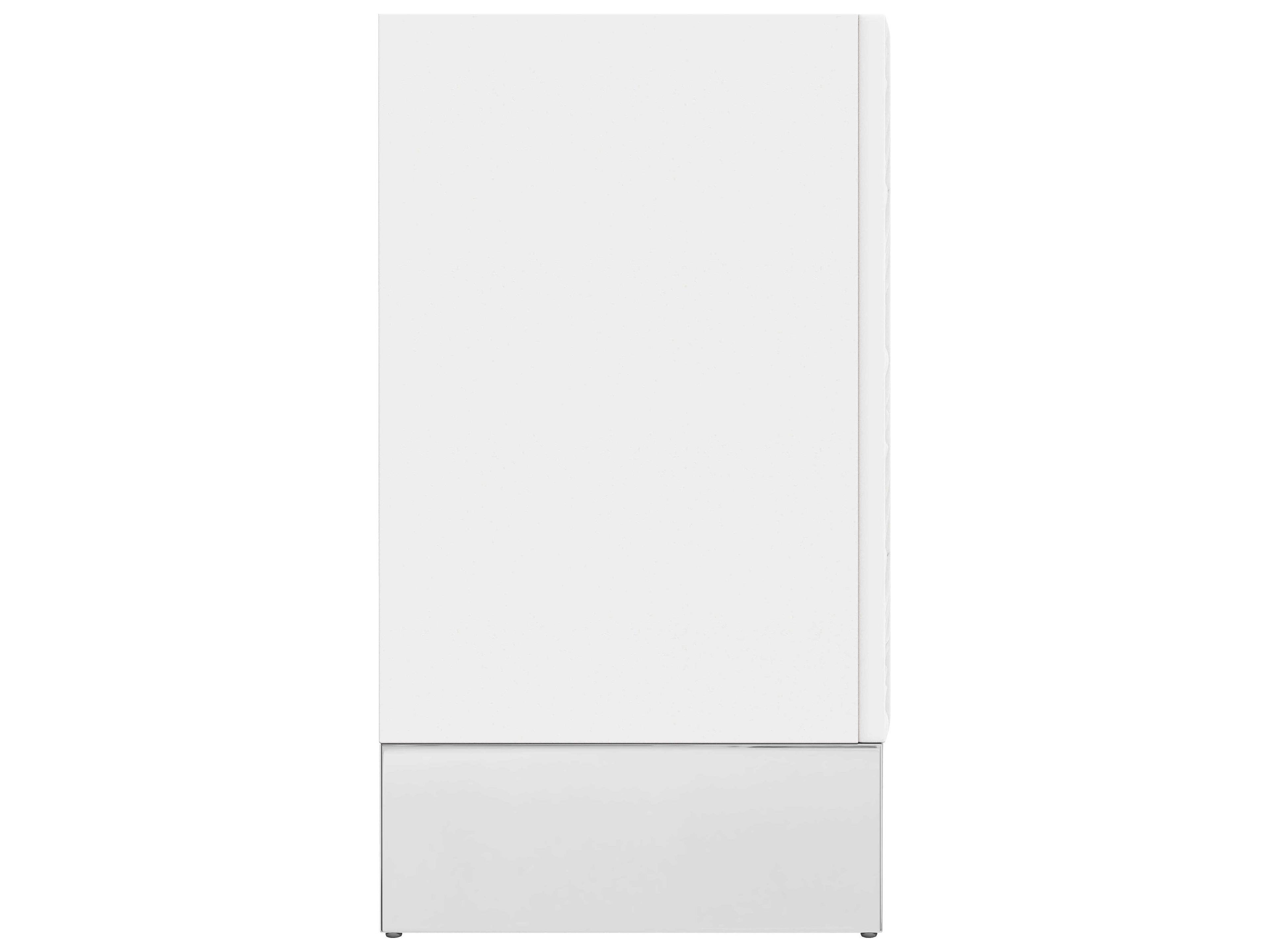 Bernhardt Stratum 80" Fossil Polished Nickel Entertainment Credenza