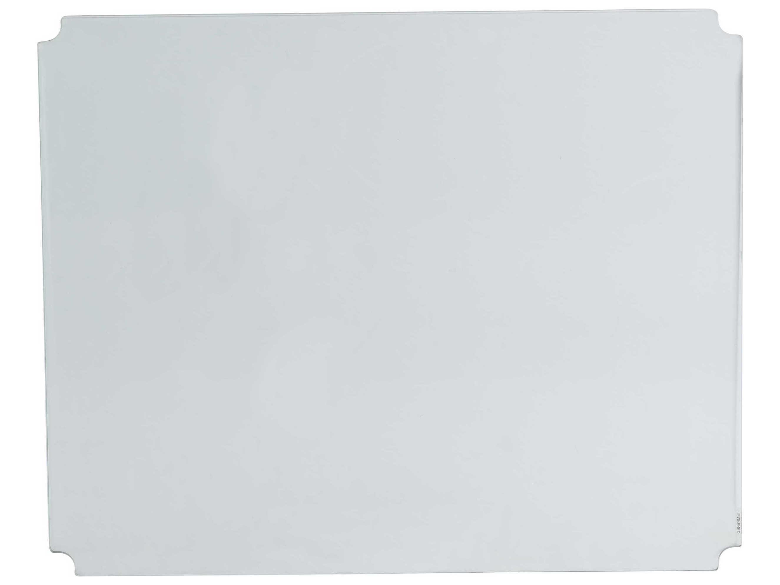 Bernhardt Kendo Rectangular Glass Graphite End Table